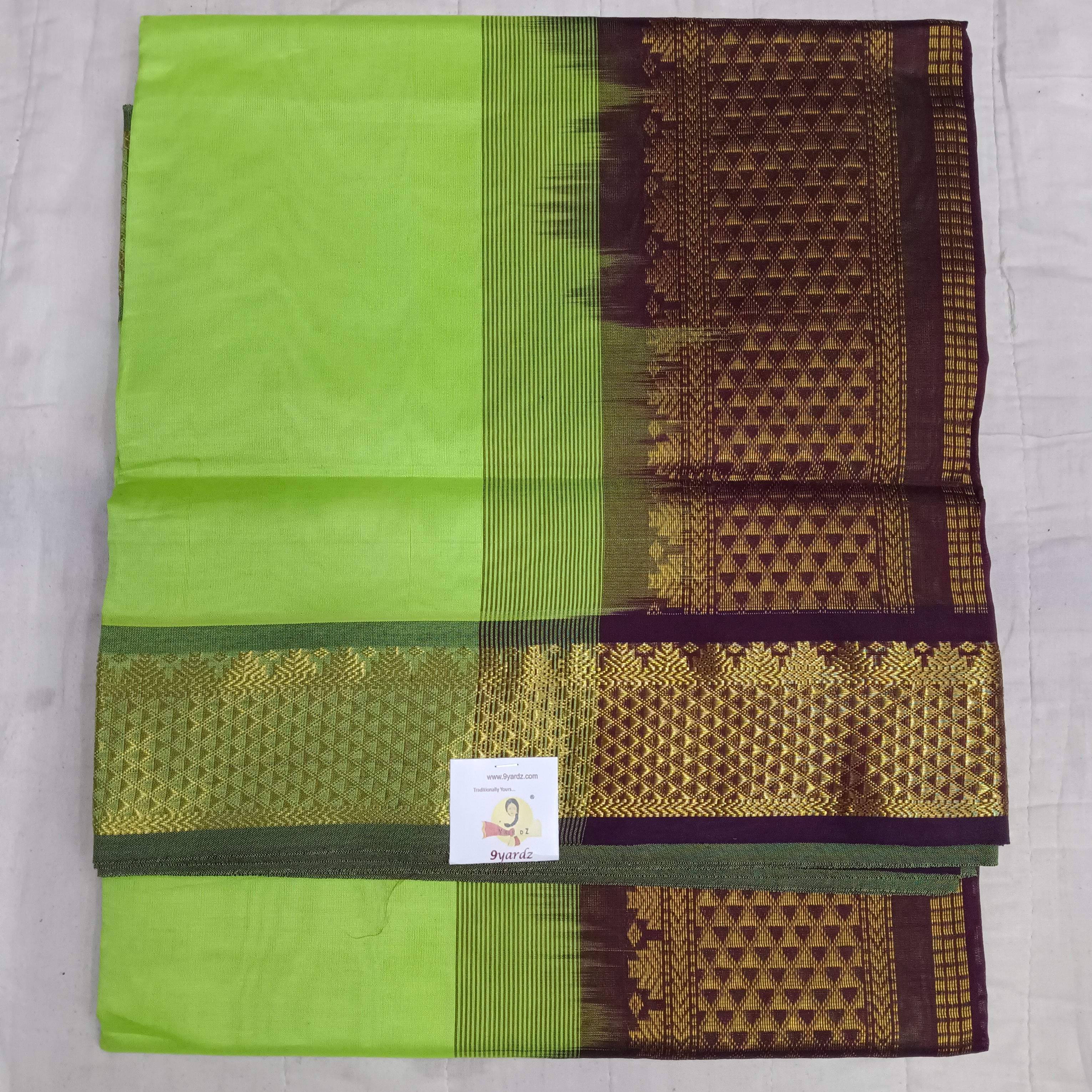 Semi silk Plain 6Yards