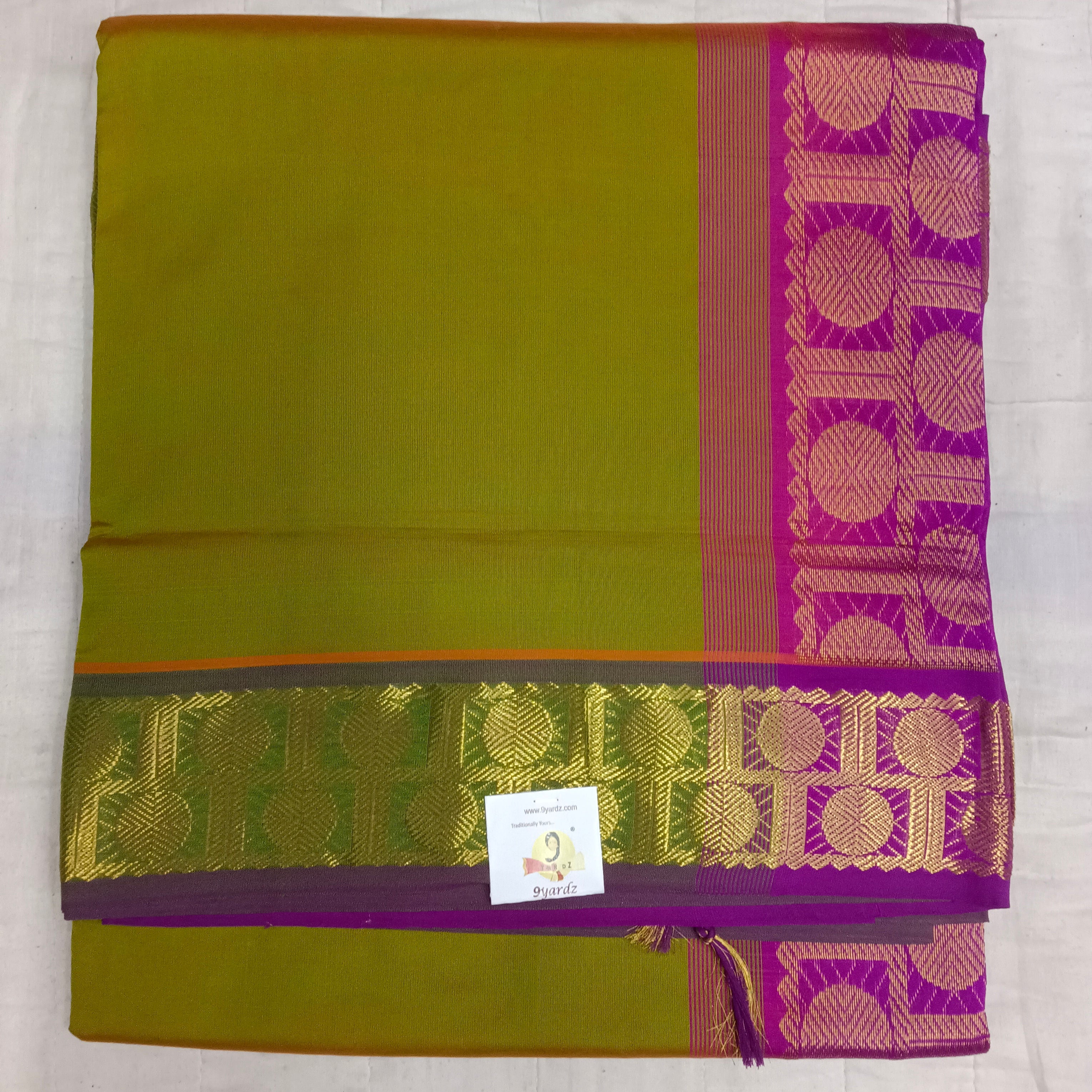 Semi silk Plain 6Yards