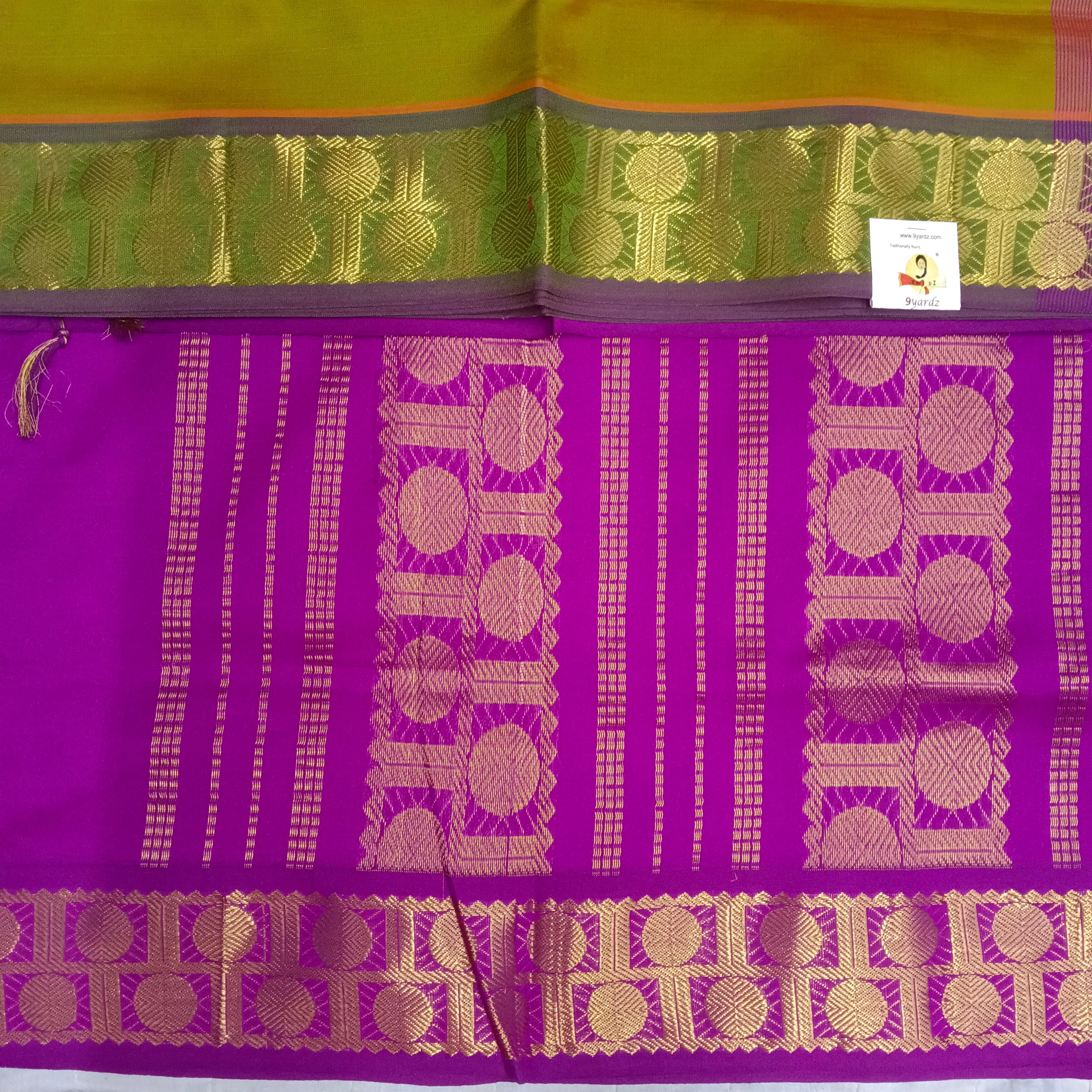 Semi silk Plain 6Yards