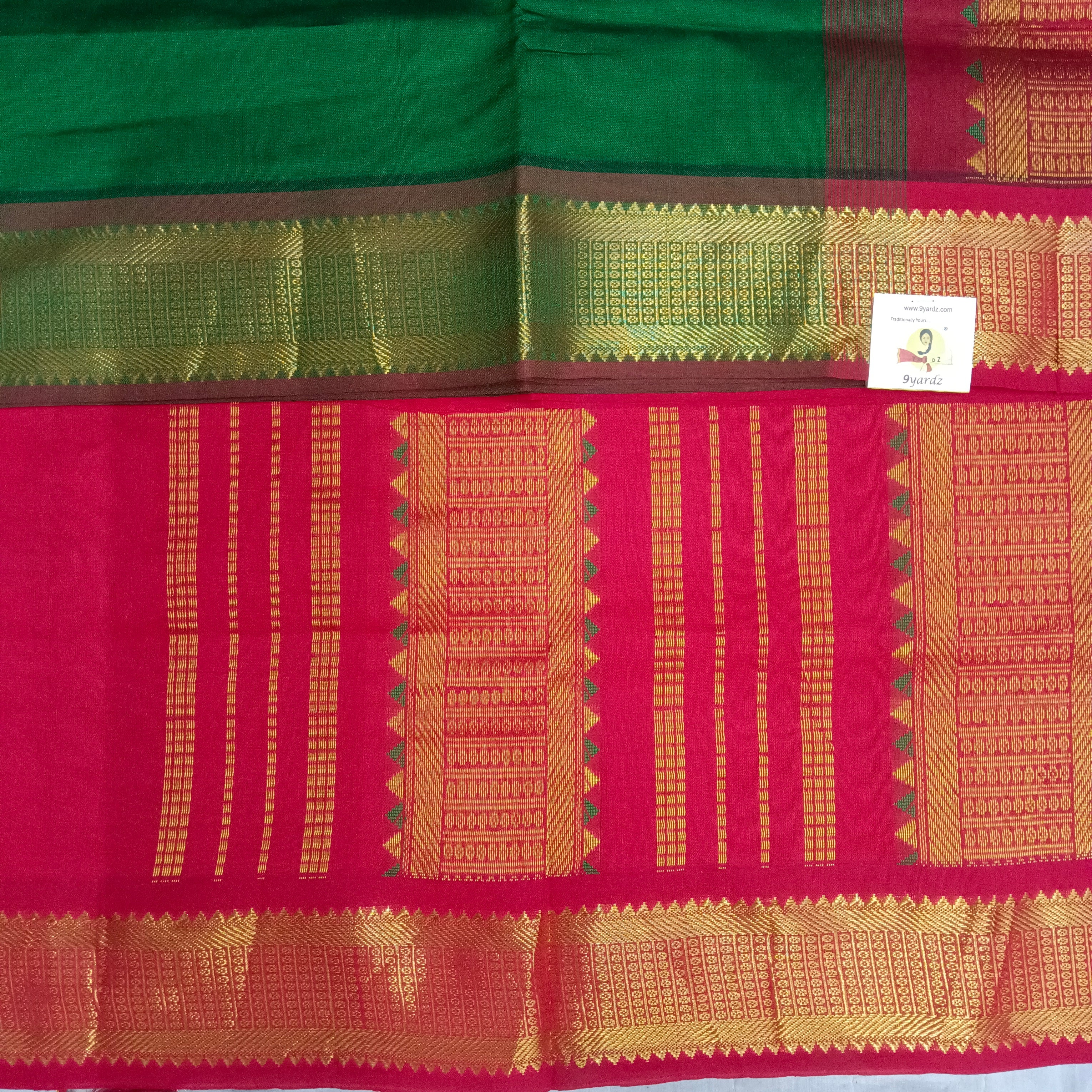 Semi silk Plain 6Yards