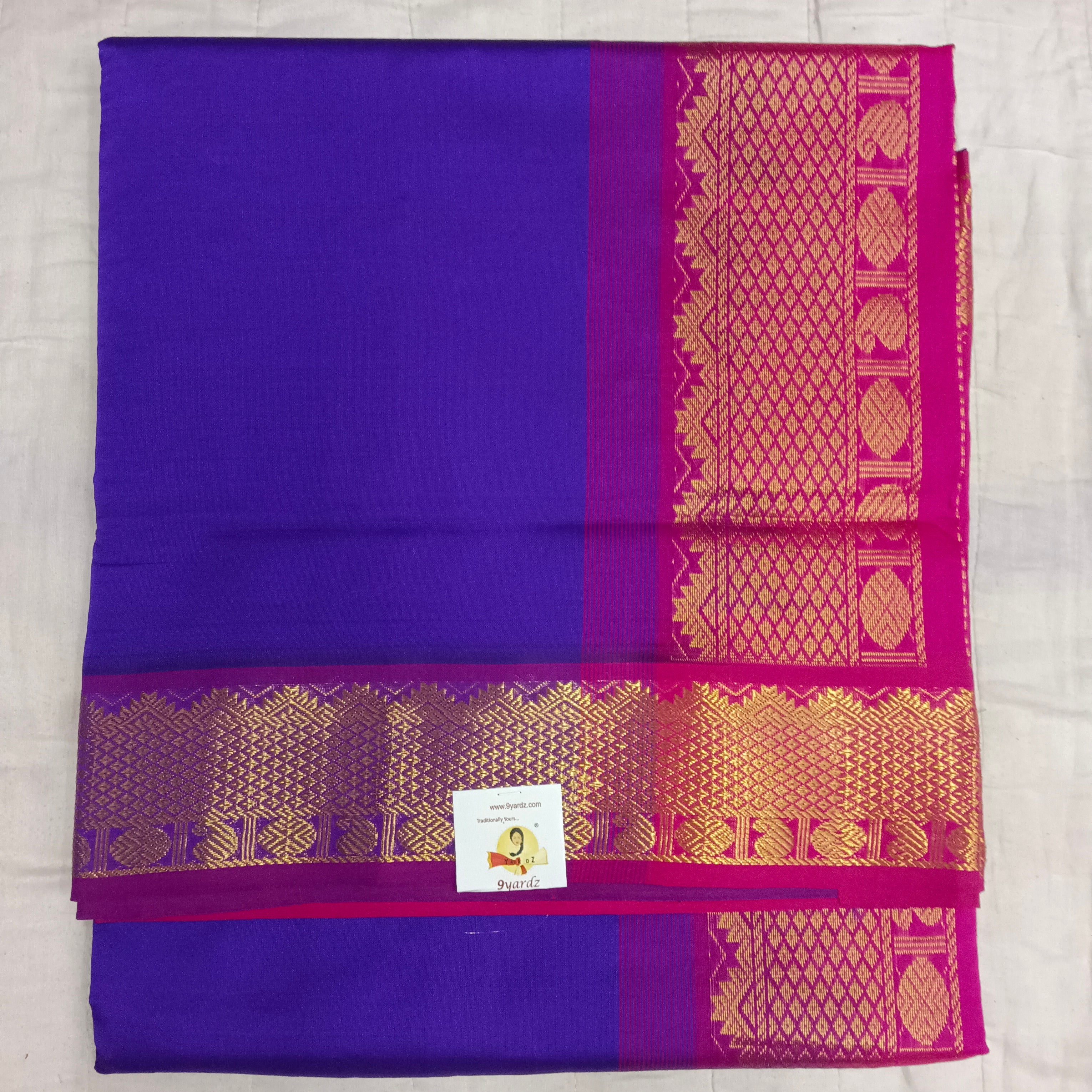 Semi silk Plain 6Yards