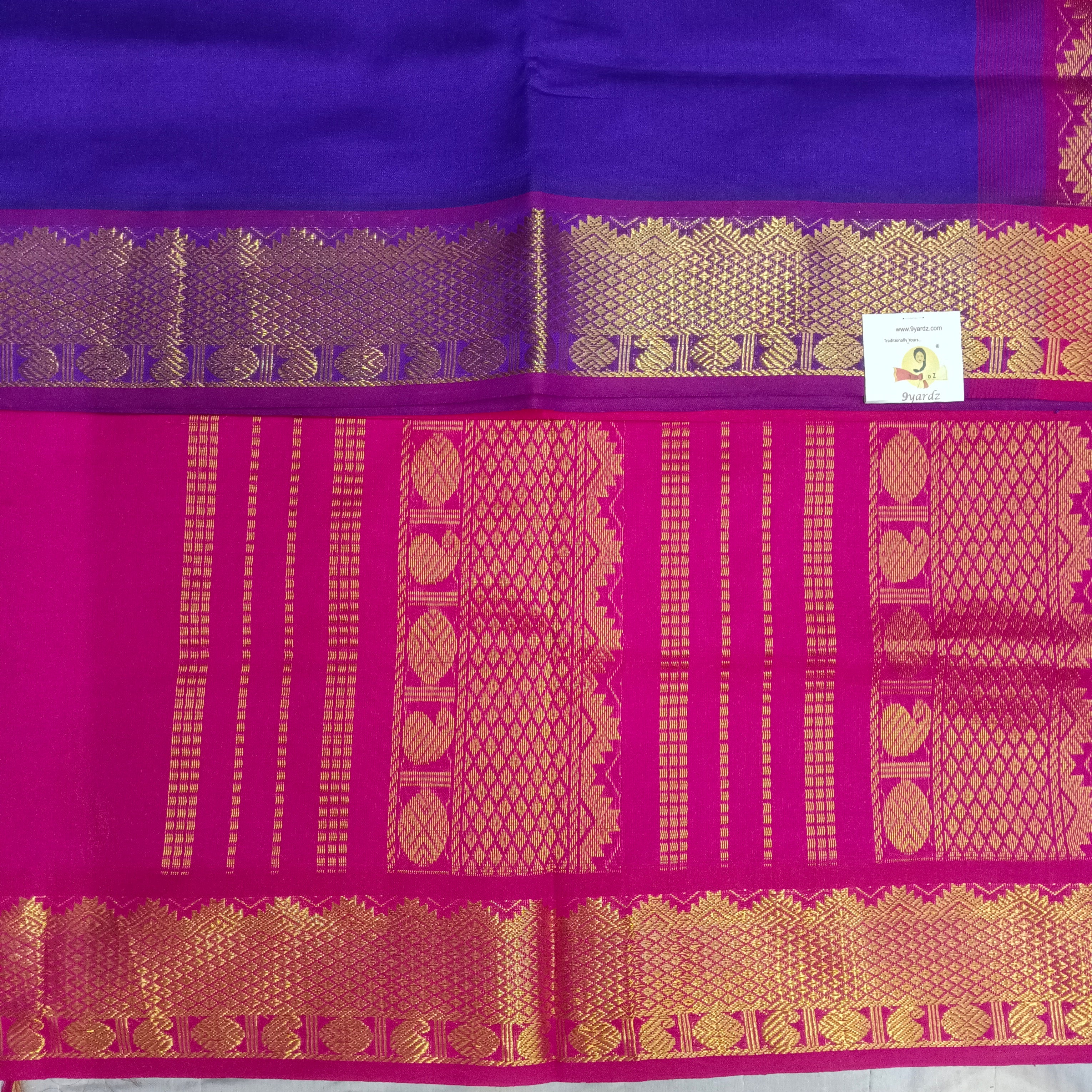 Semi silk Plain 6Yards