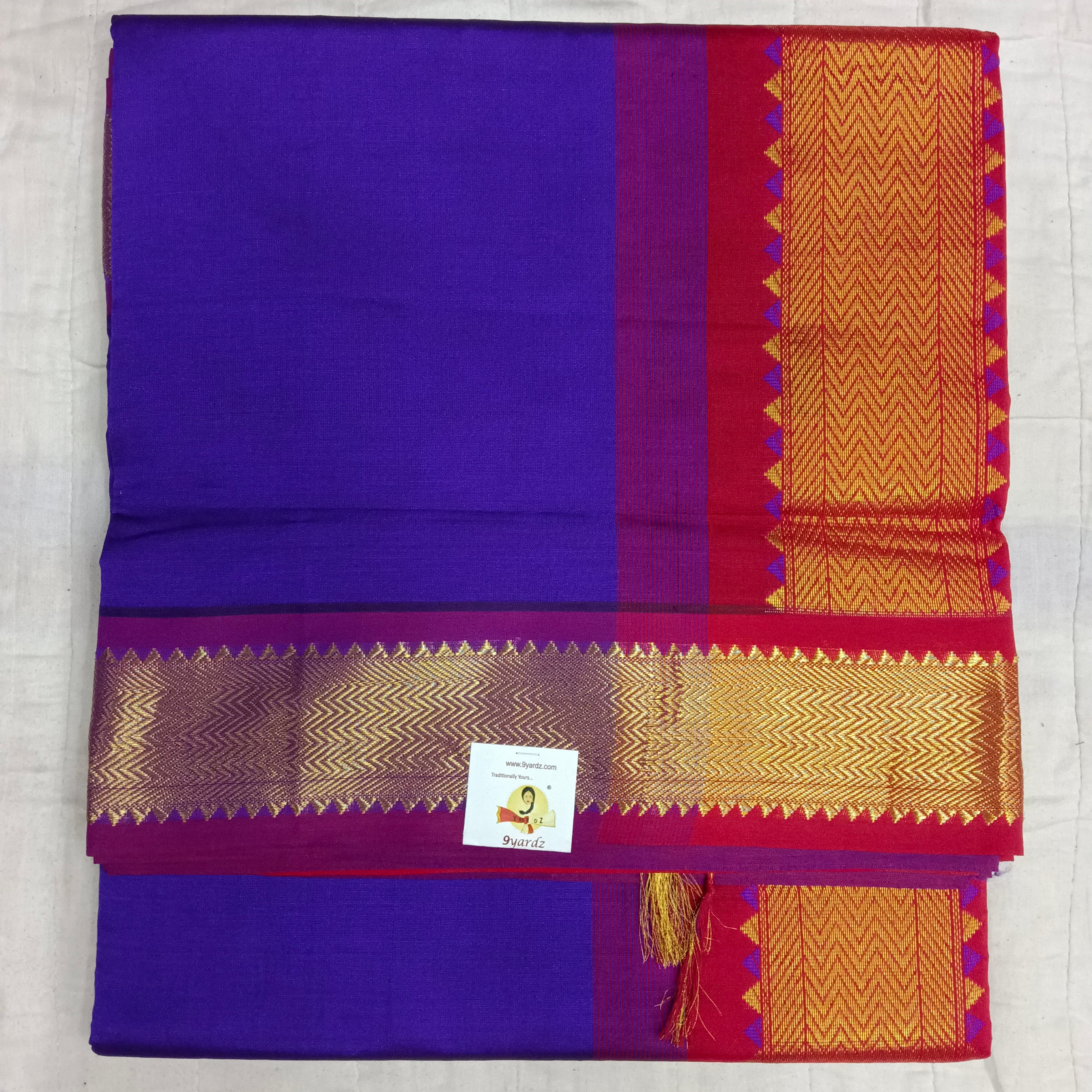 Semi silk Plain 6Yards
