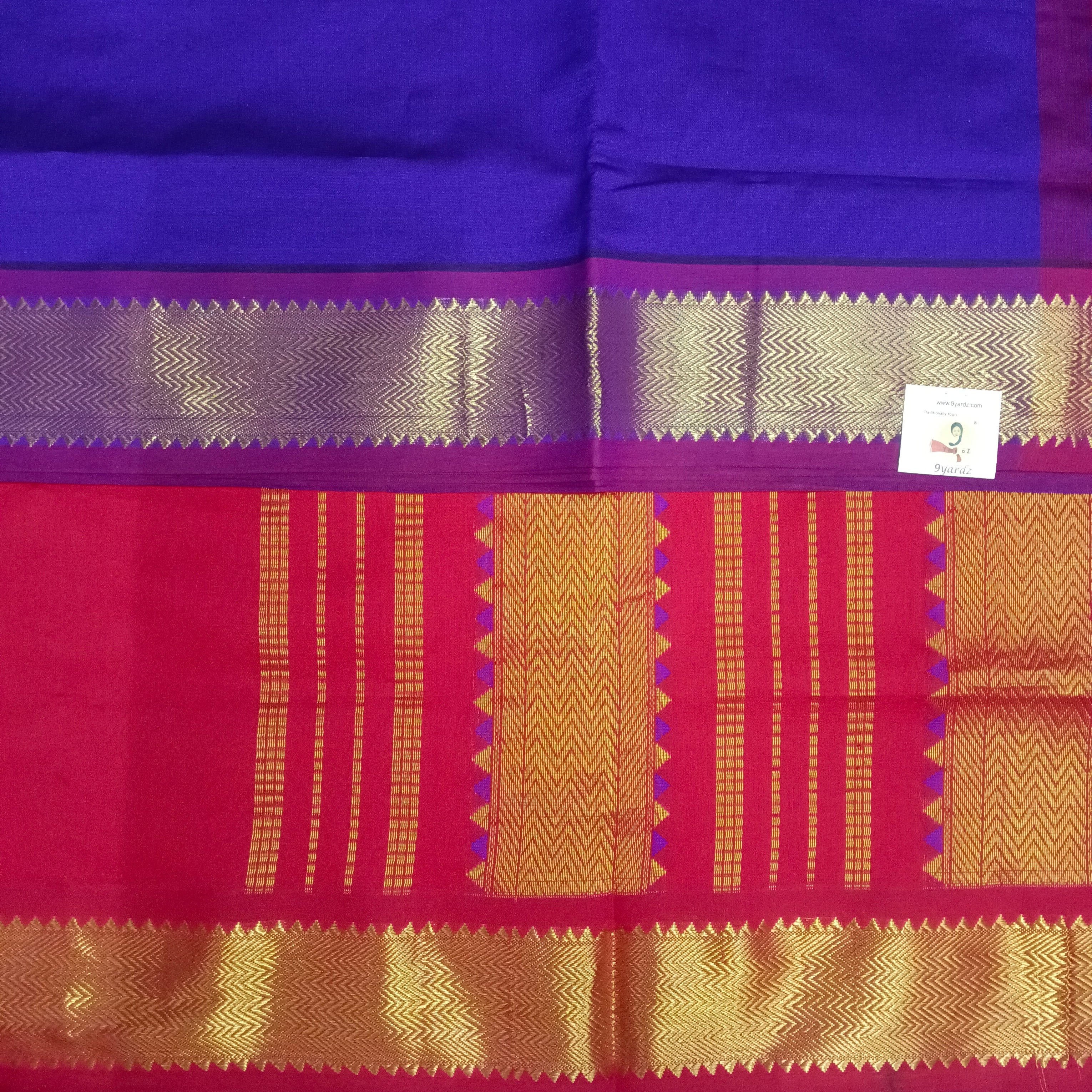 Semi silk Plain 6Yards