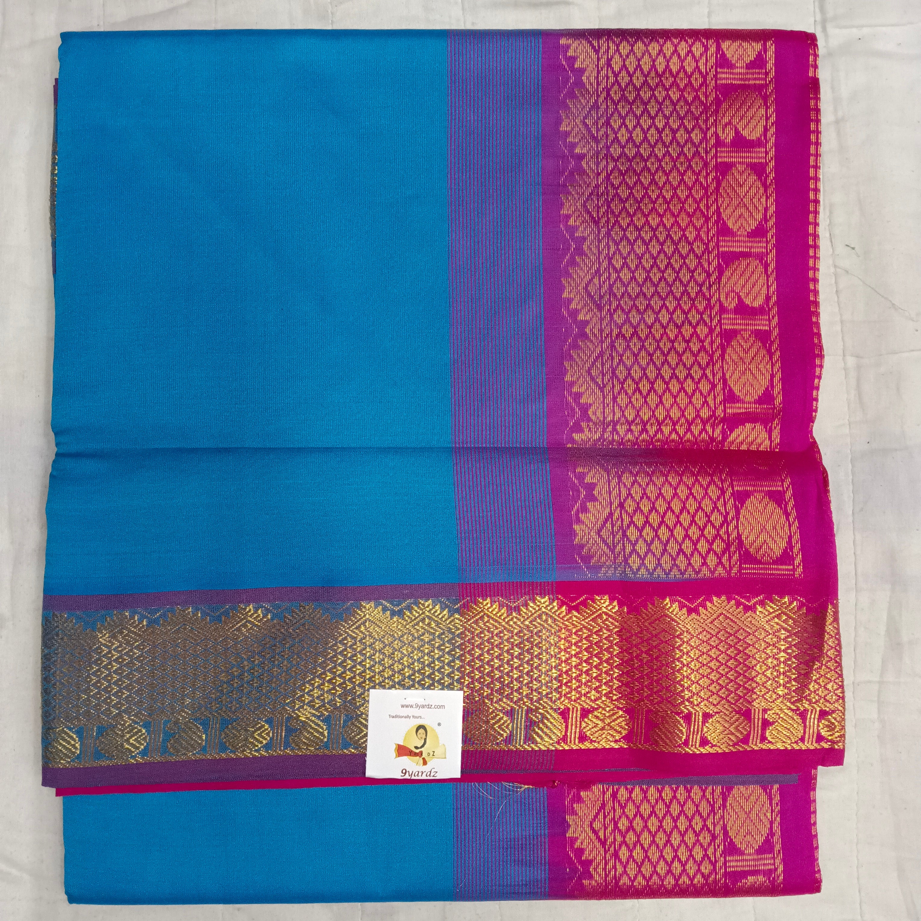 Semi silk Plain 6Yards
