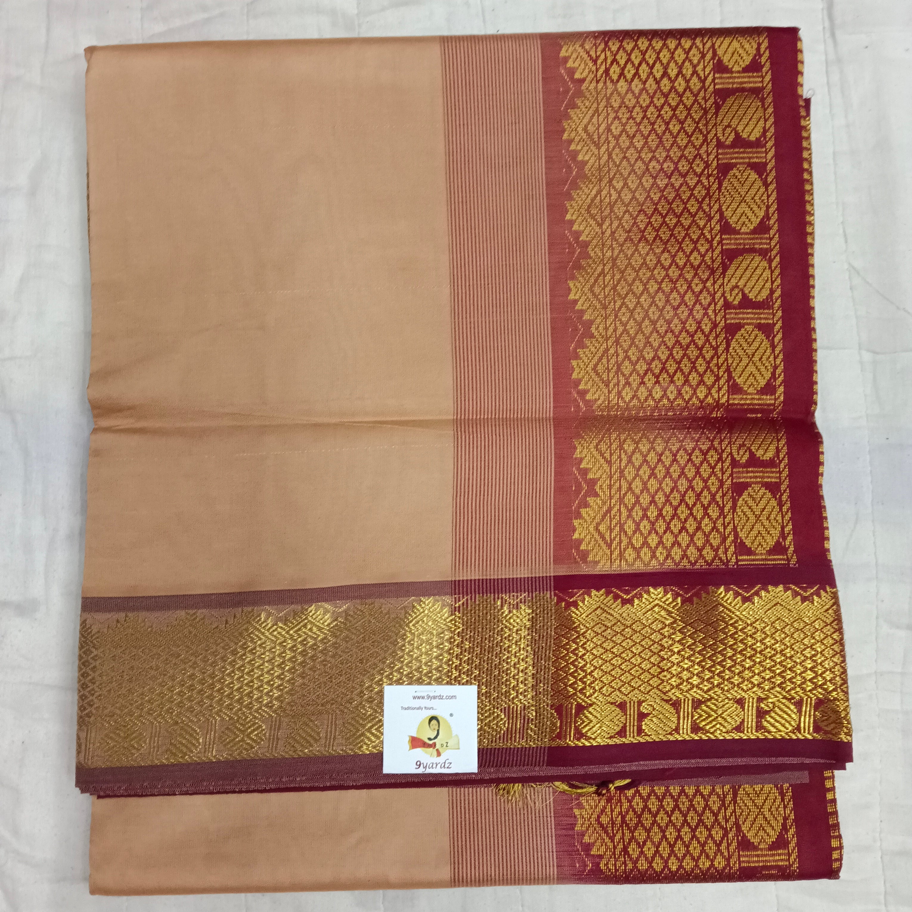 Semi silk Plain 6Yards