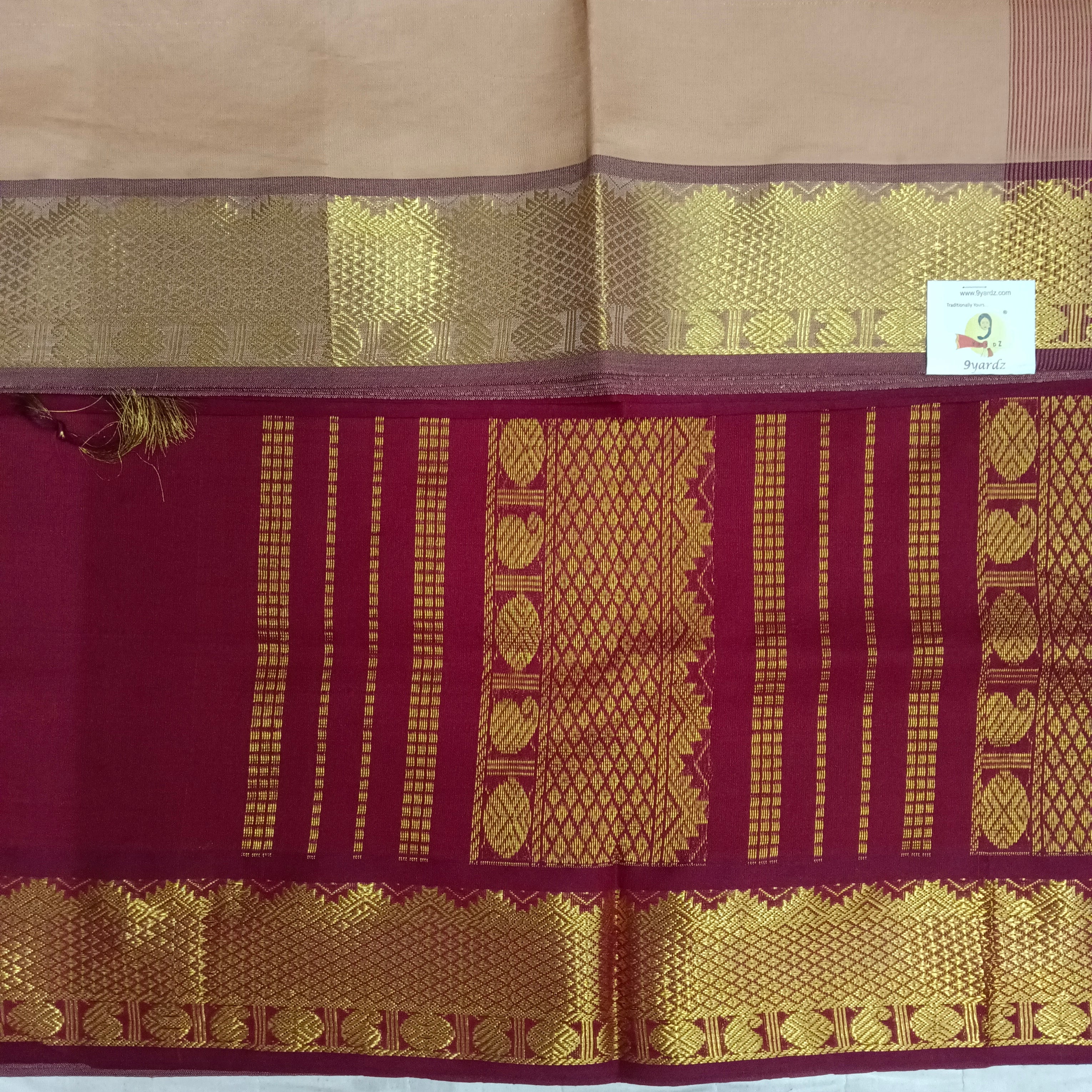 Semi silk Plain 6Yards