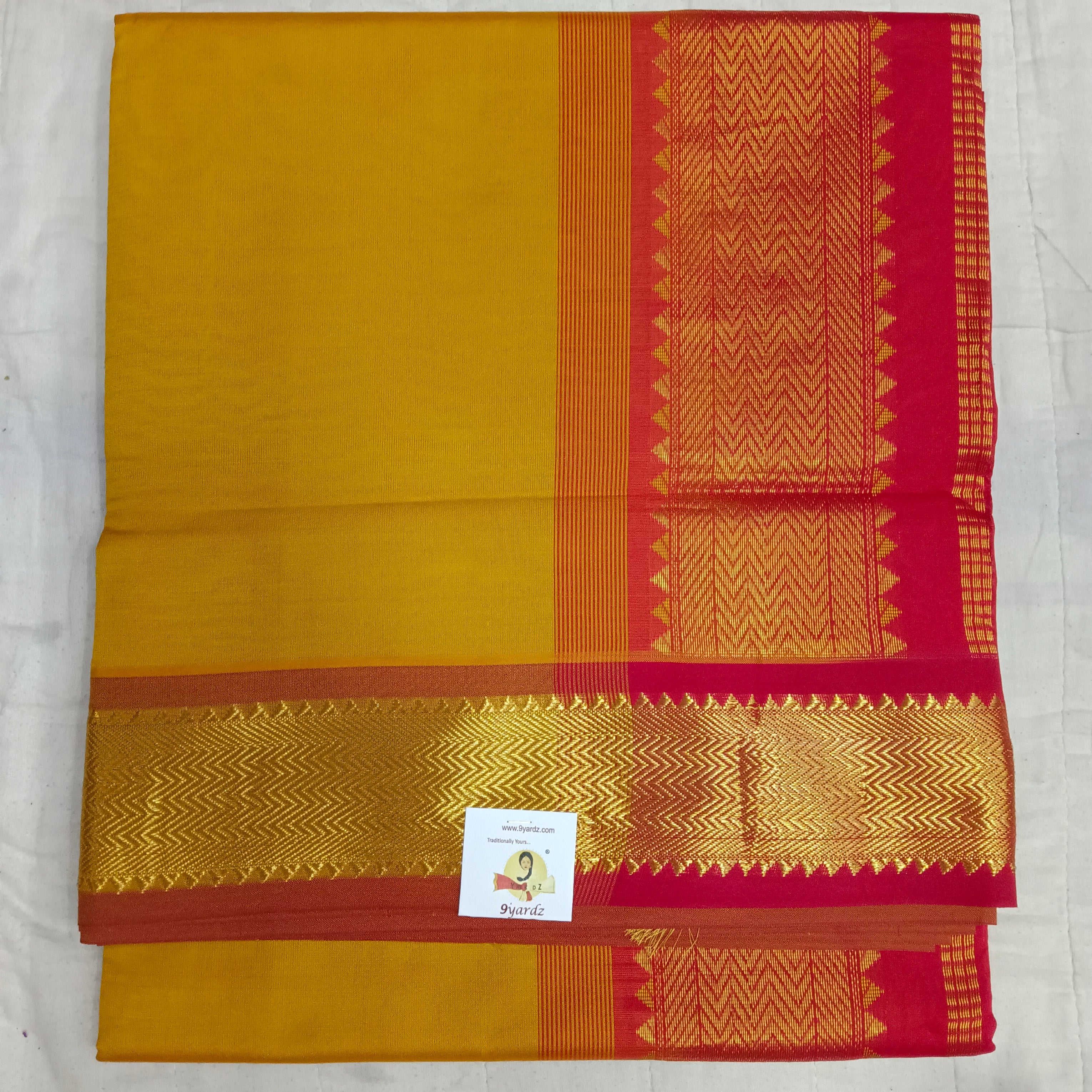Semi silk Plain 6Yards