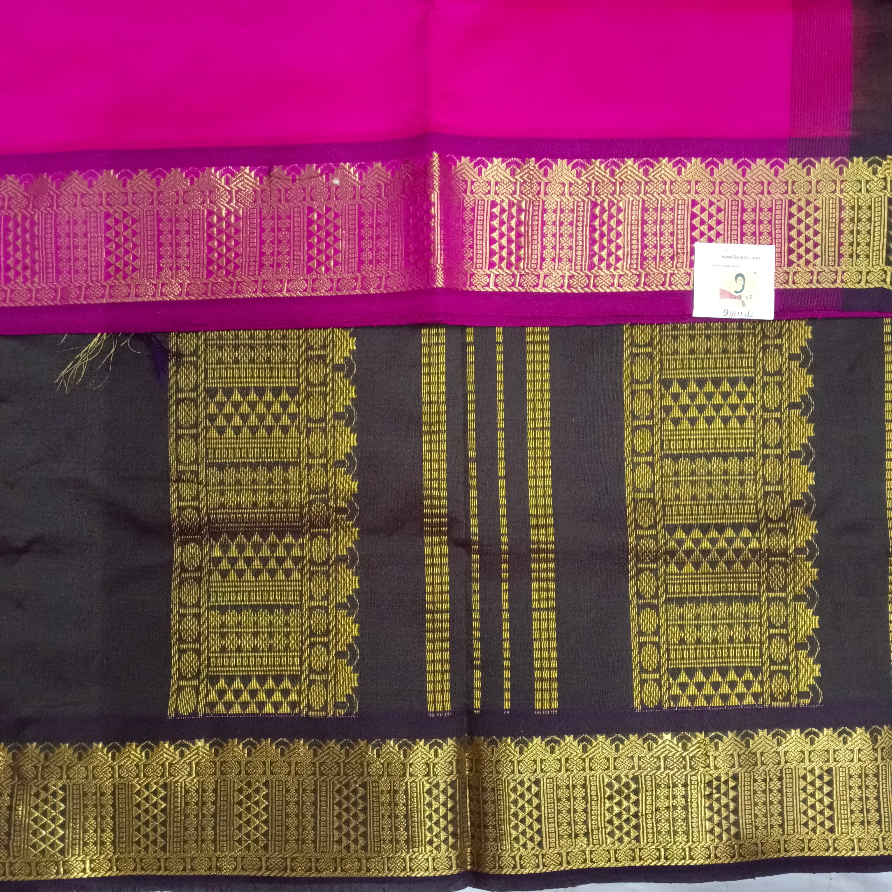 Semi silk Plain 6Yards