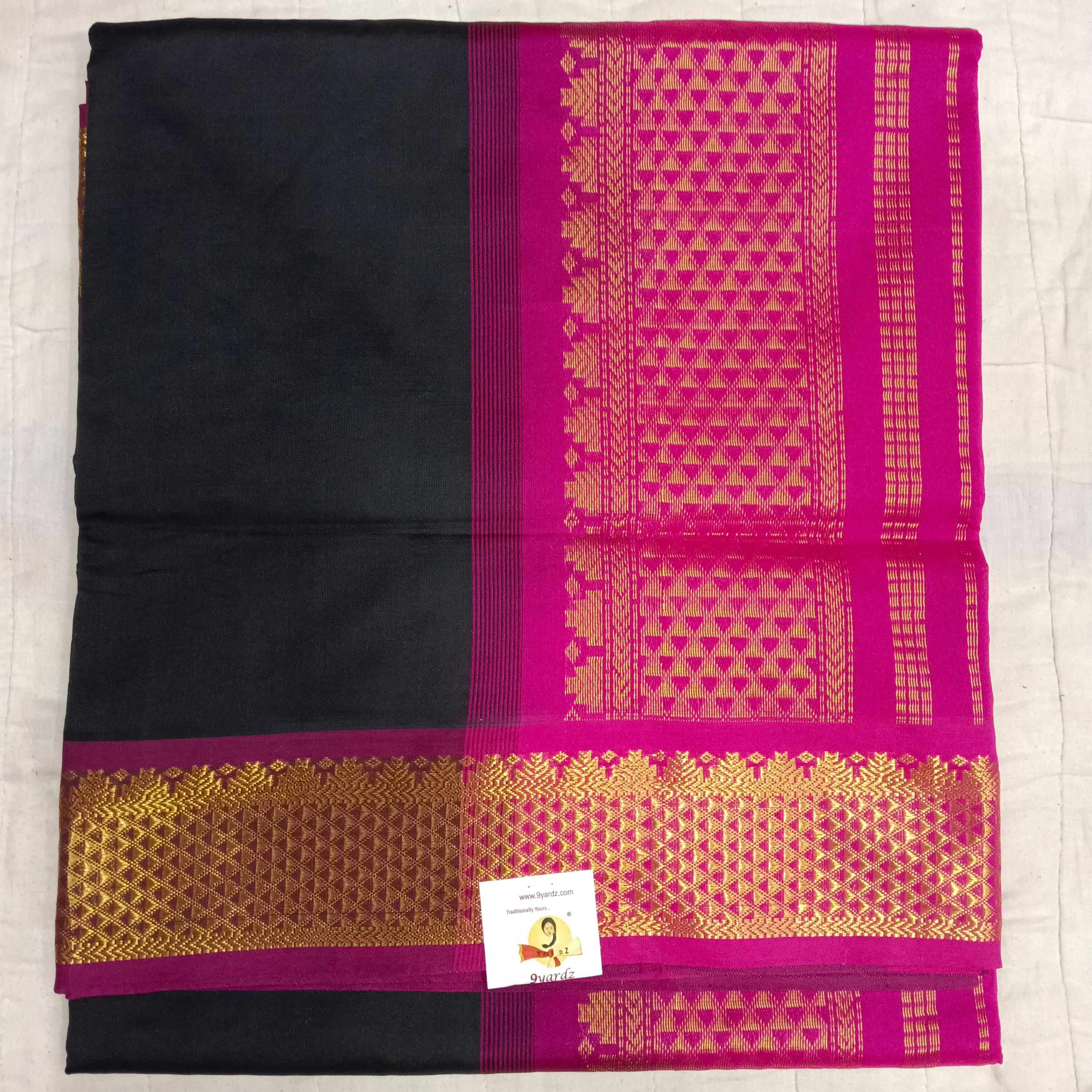 Semi silk Plain 6Yards