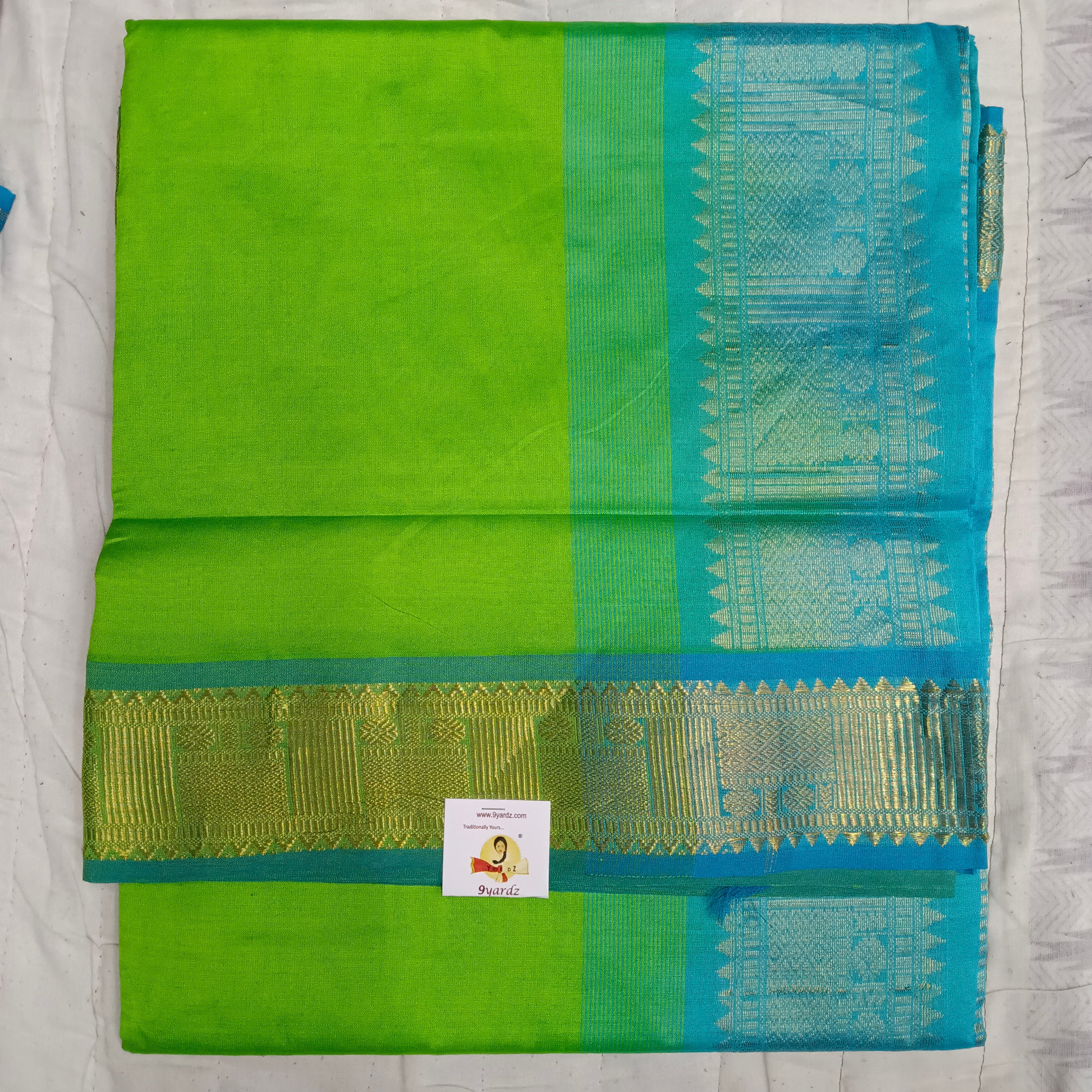 Semi silk Plain 6Yards