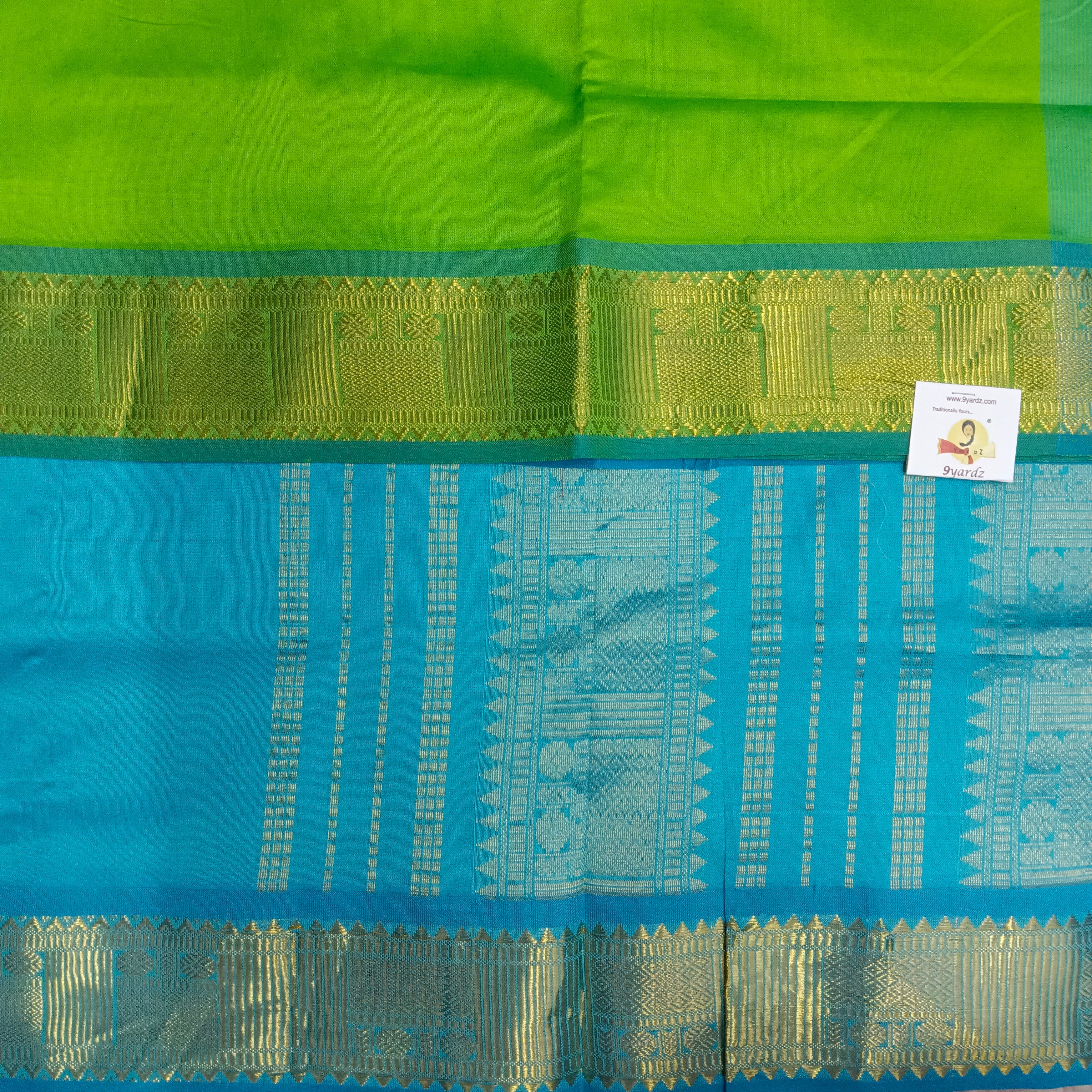 Semi silk Plain 6Yards