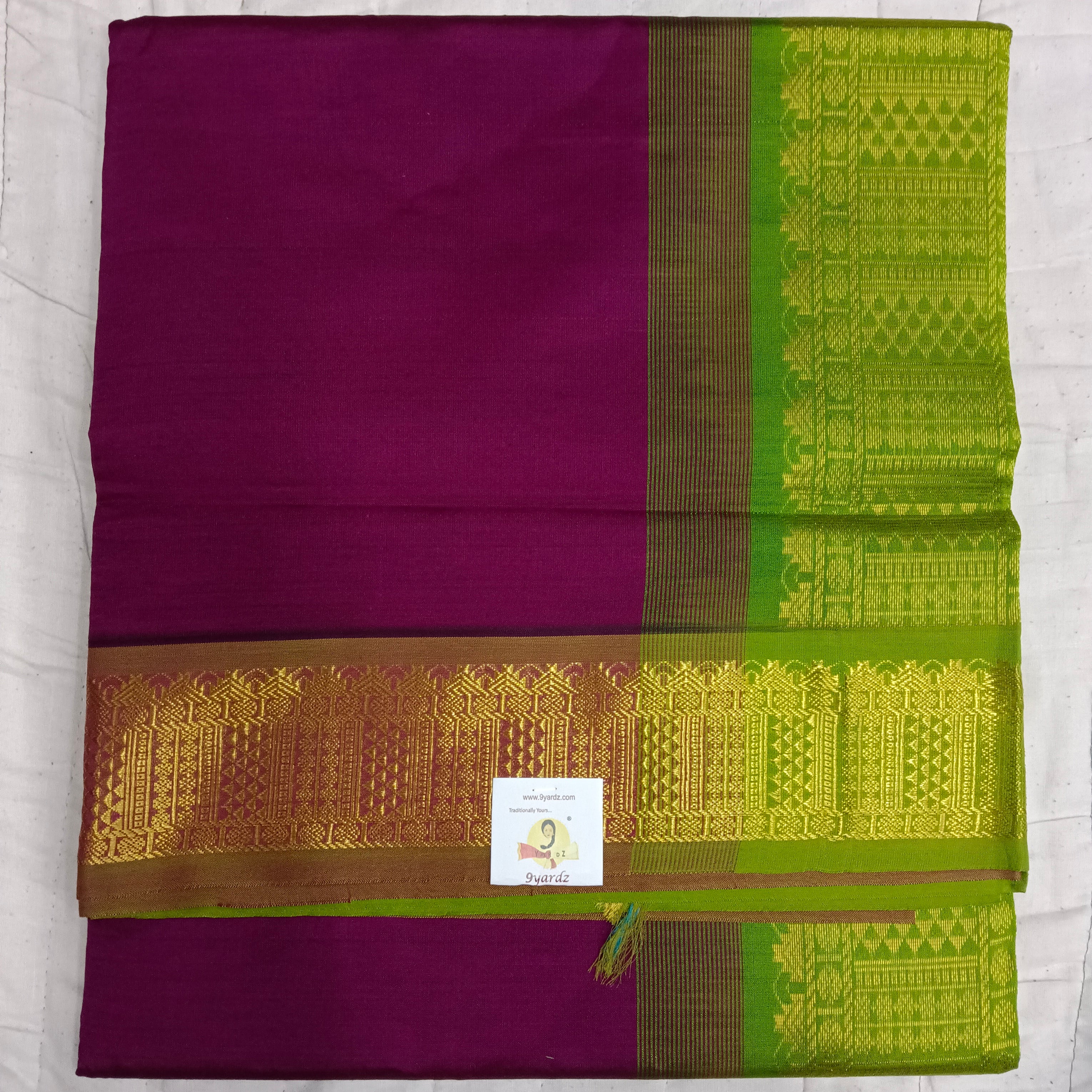 Semi silk Plain 6Yards