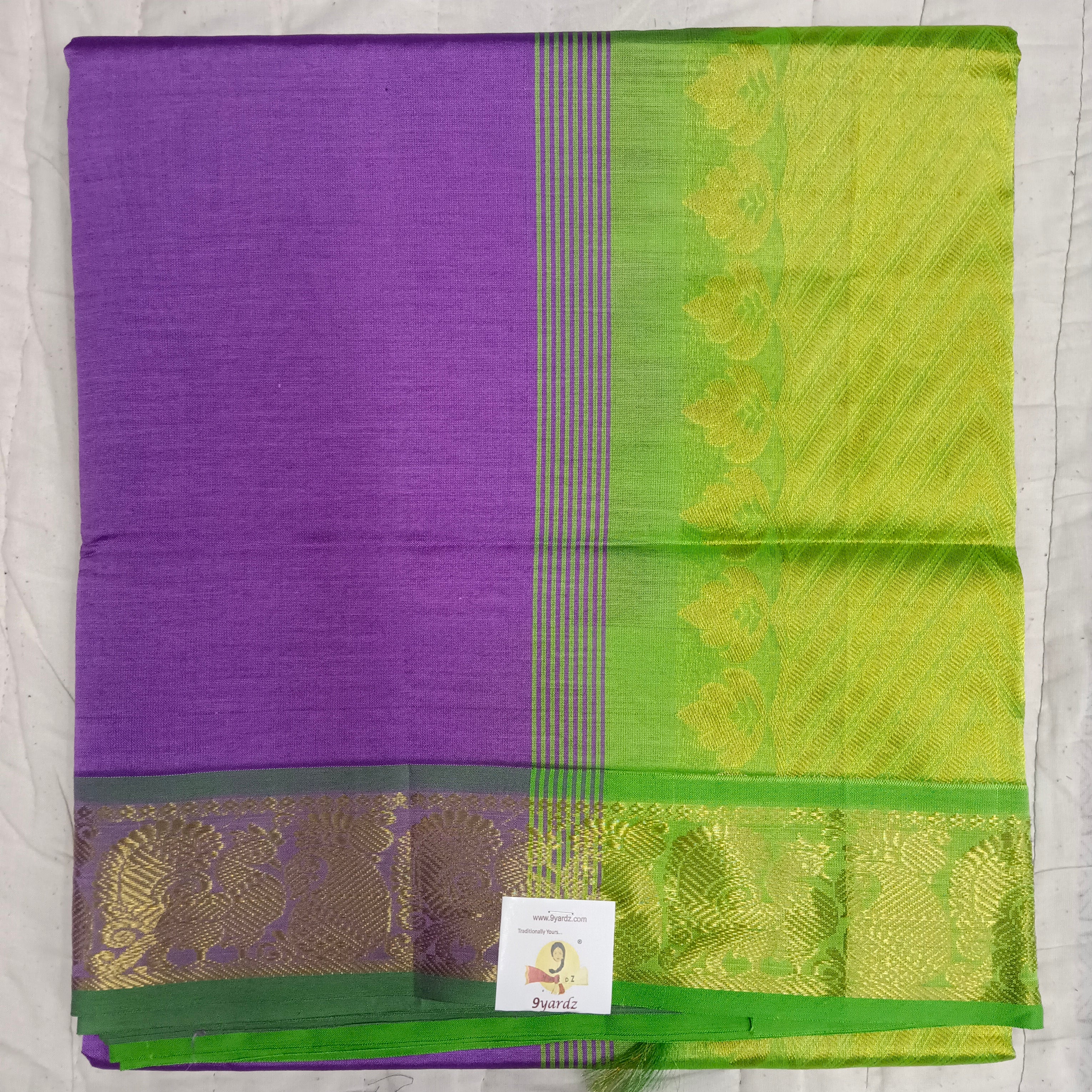 Semi silk Plain 6Yards
