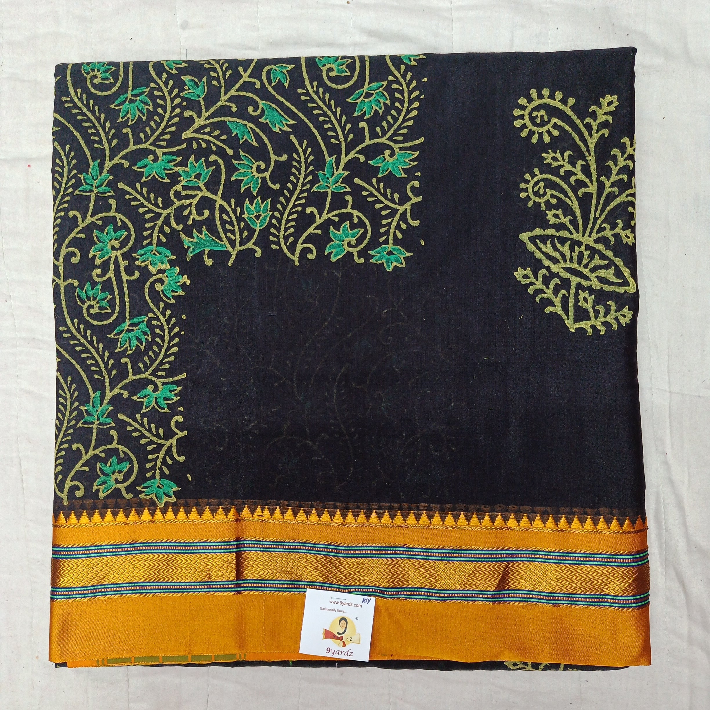 Ikkal sarees madisar printed 10yardz (with blouse)