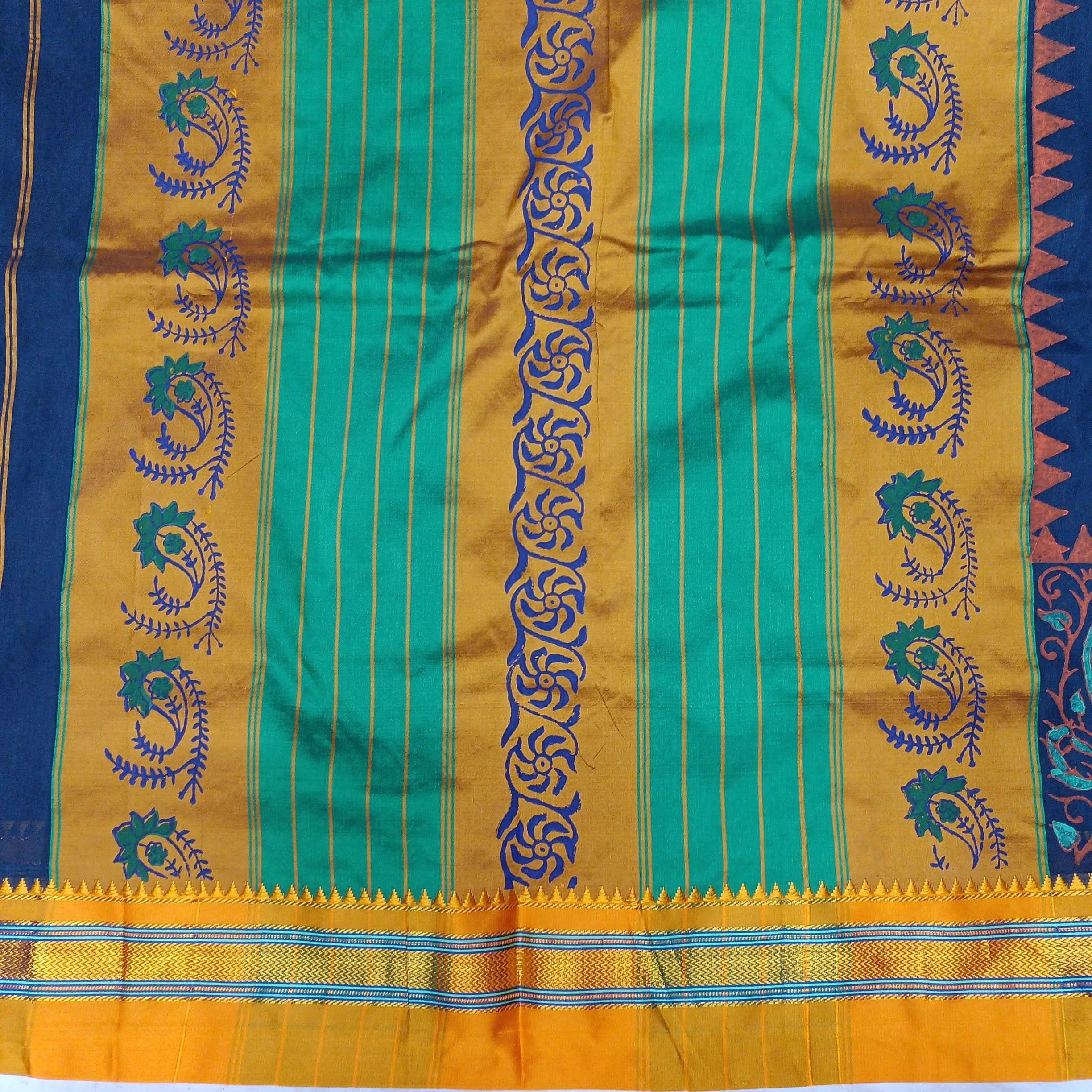 Ikkal sarees madisar printed 10yardz (with blouse)
