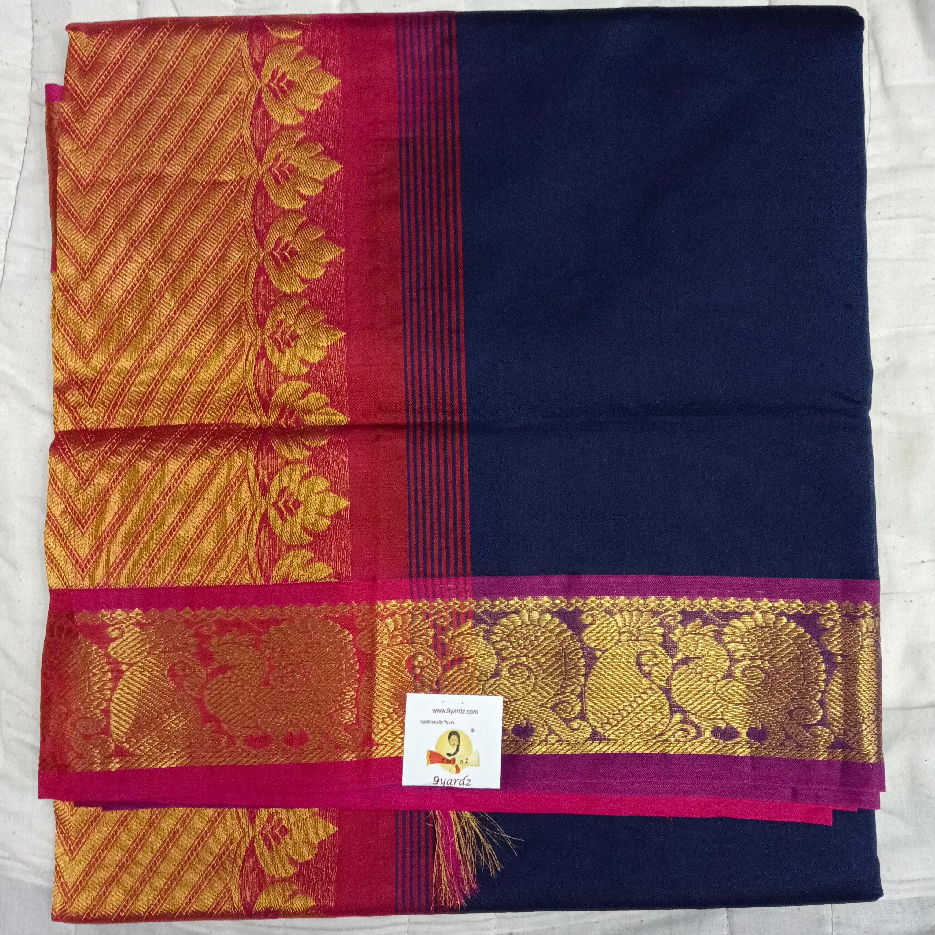 Semi silk Plain 6Yards