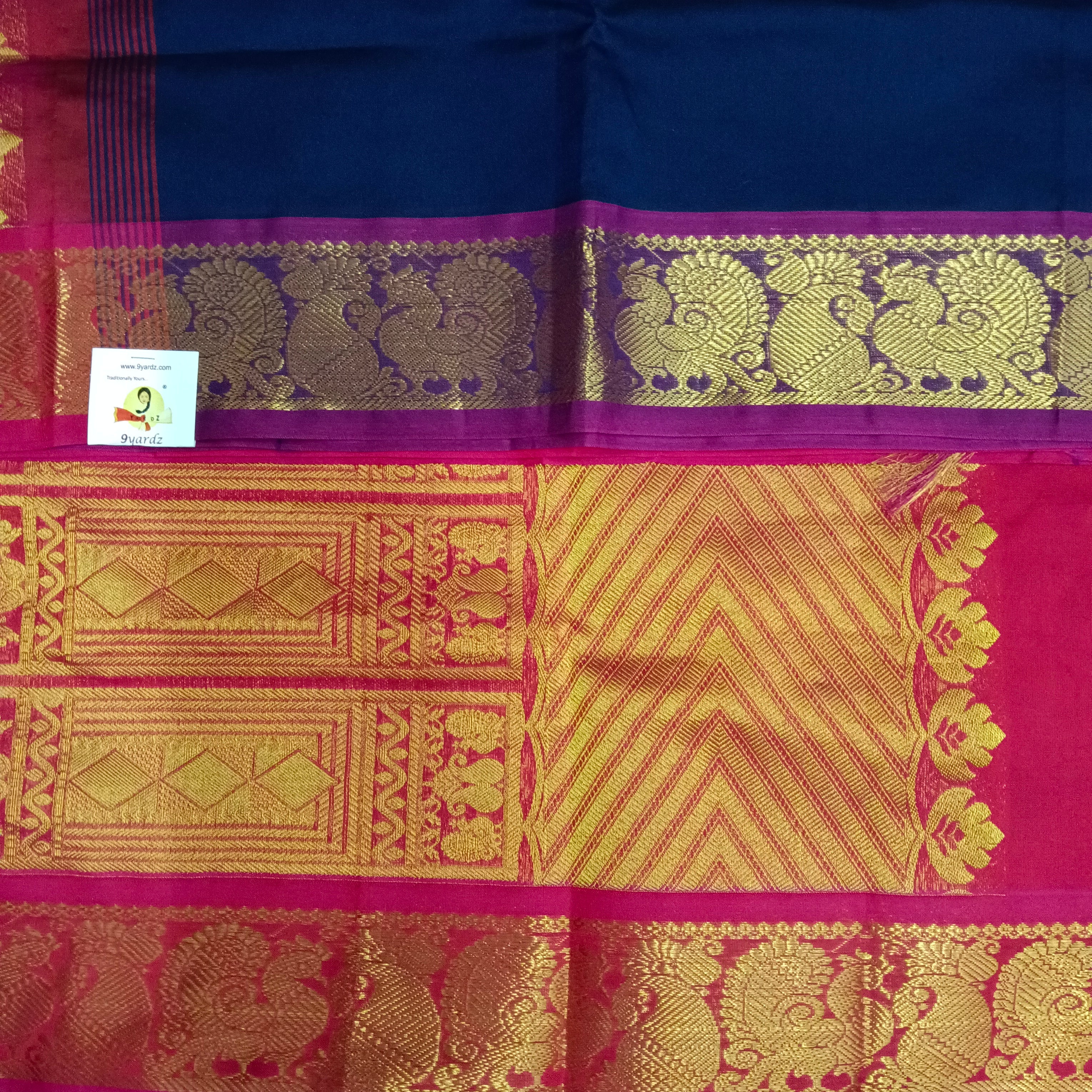 Semi silk Plain 6Yards