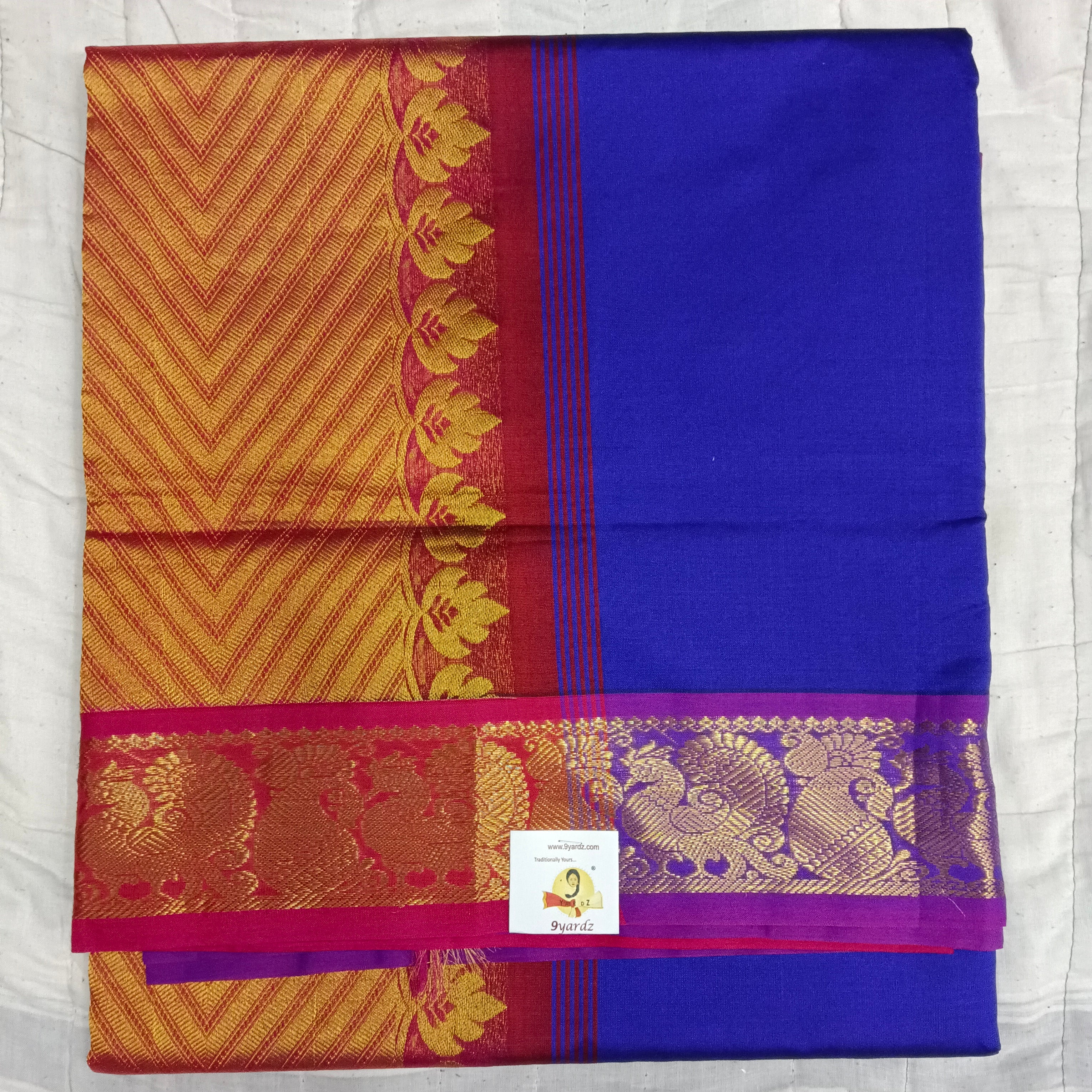 Semi silk Plain 6Yards