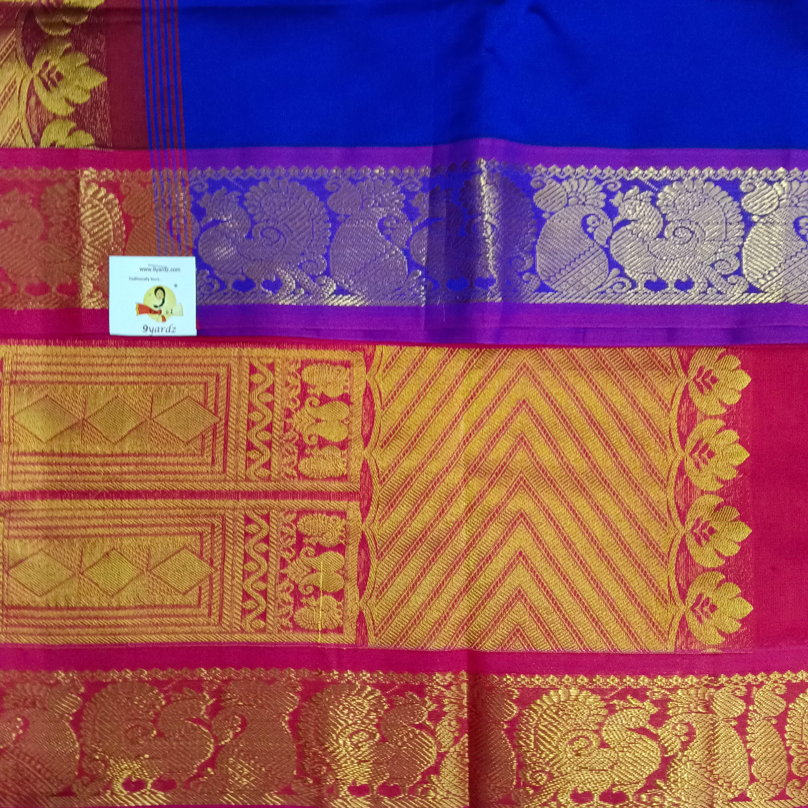 Semi silk Plain 6Yards