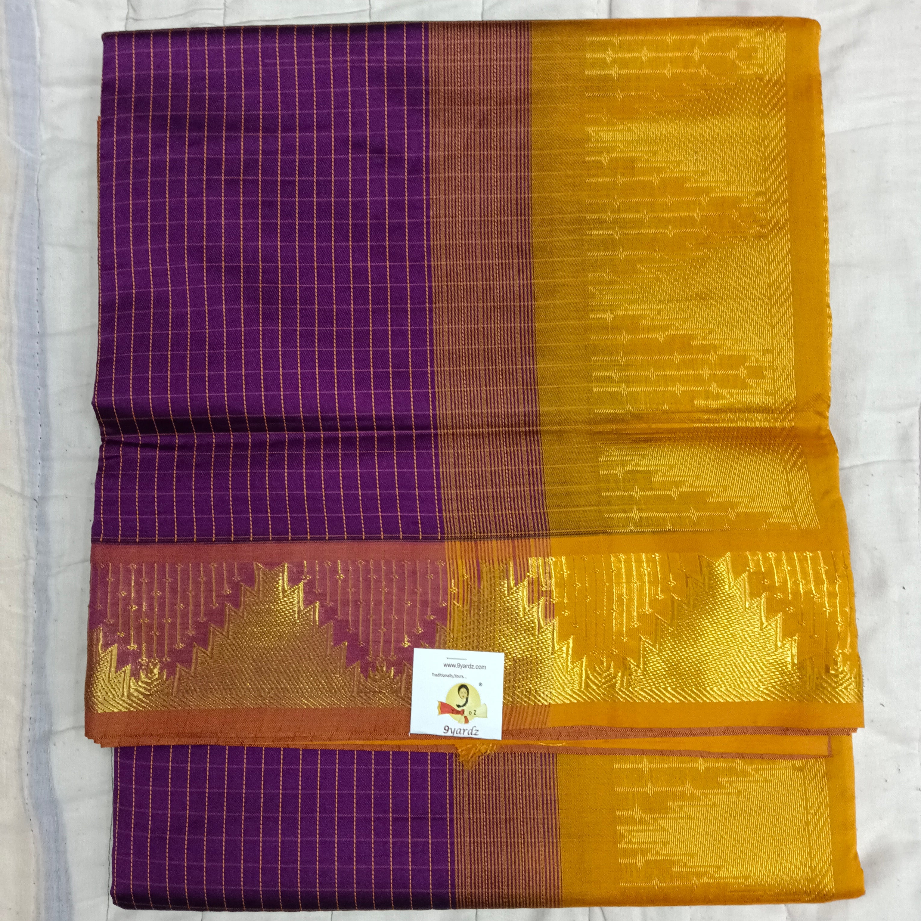 Semi silk Plain 6Yards
