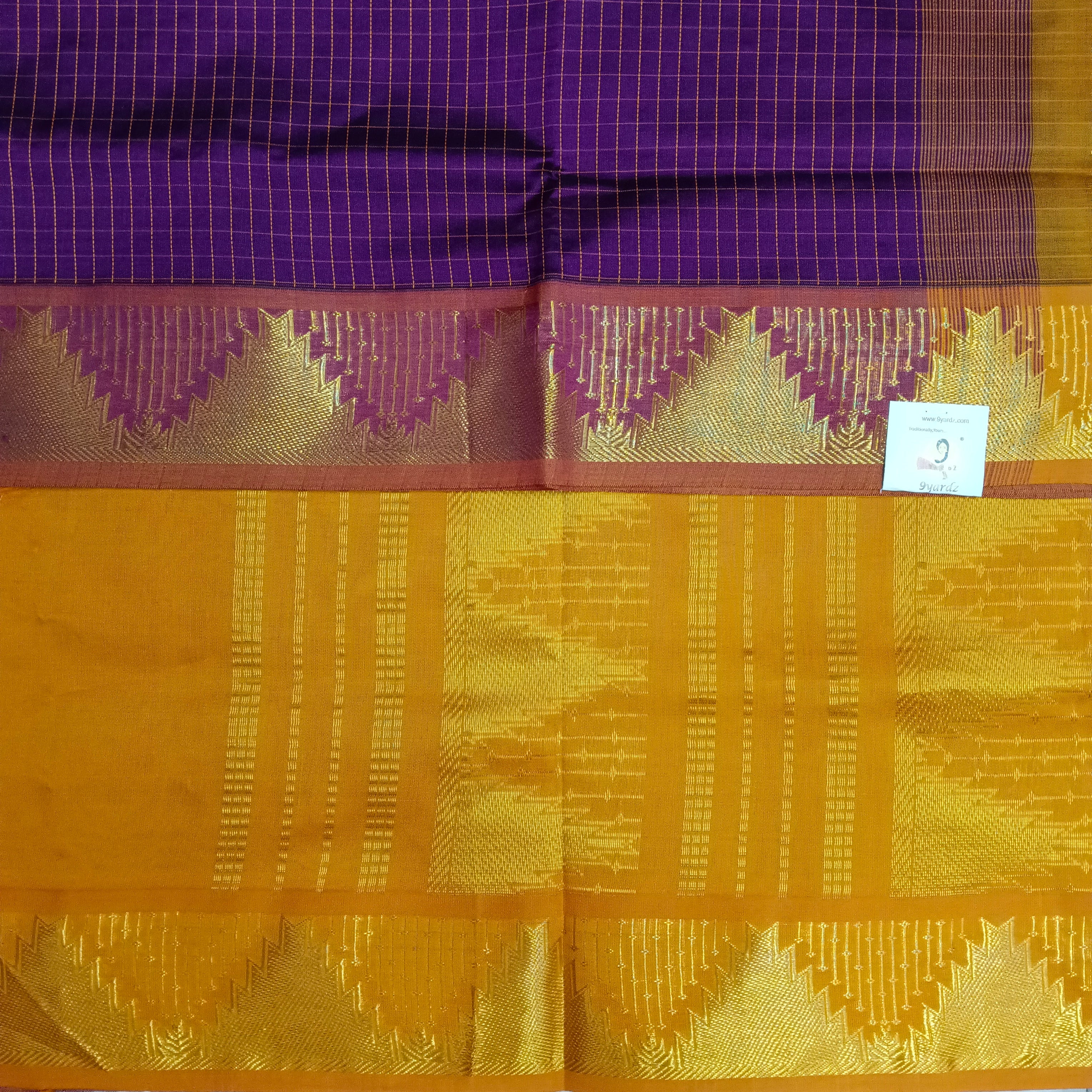 Semi silk Plain 6Yards