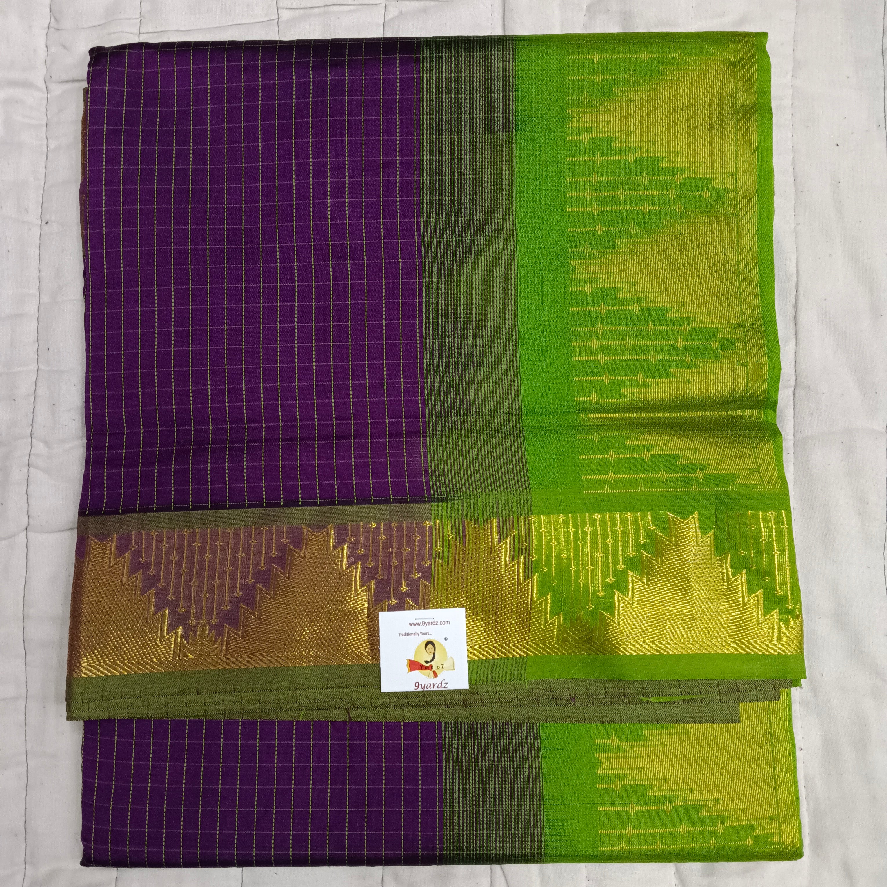 Semi silk Plain 6Yards