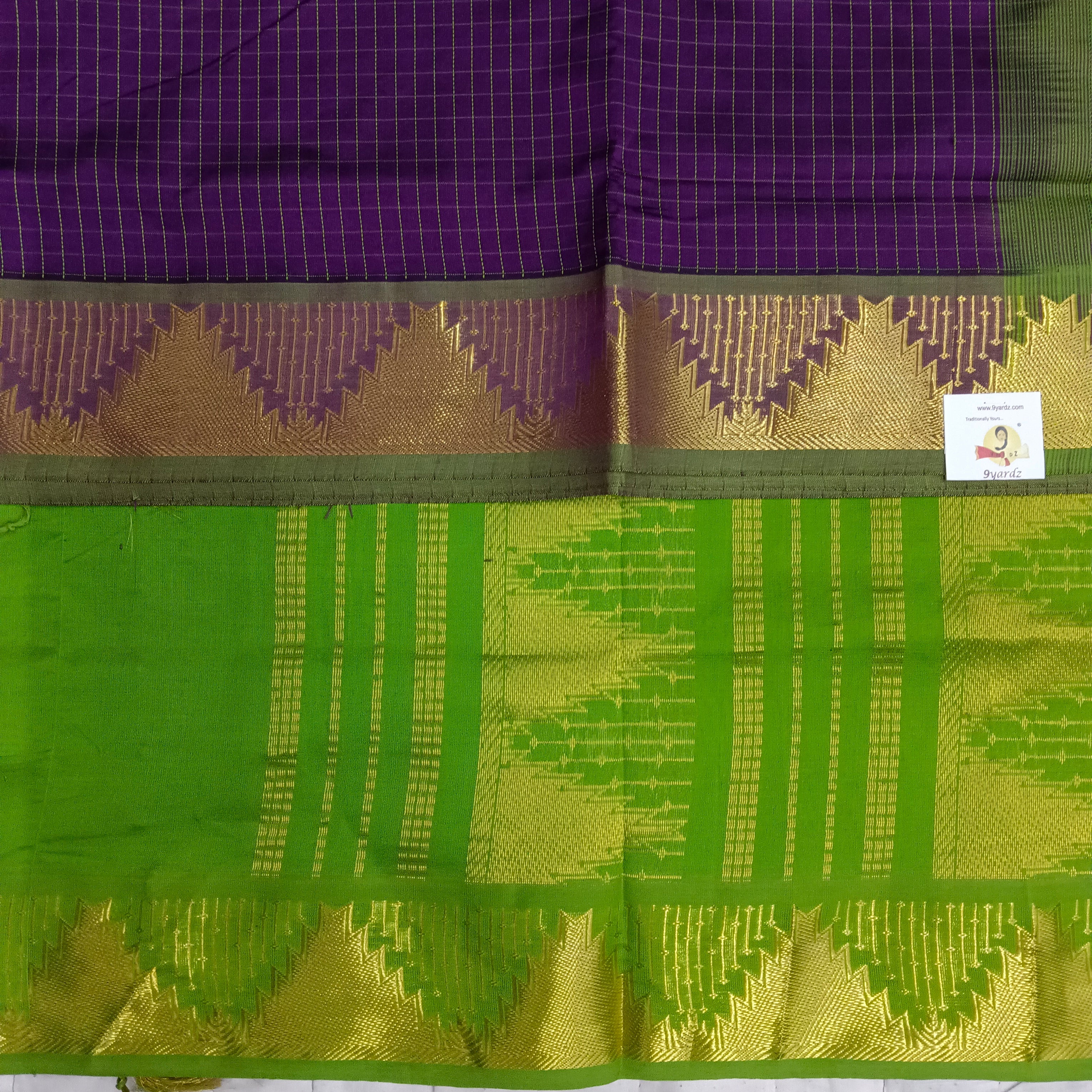 Semi silk Plain 6Yards