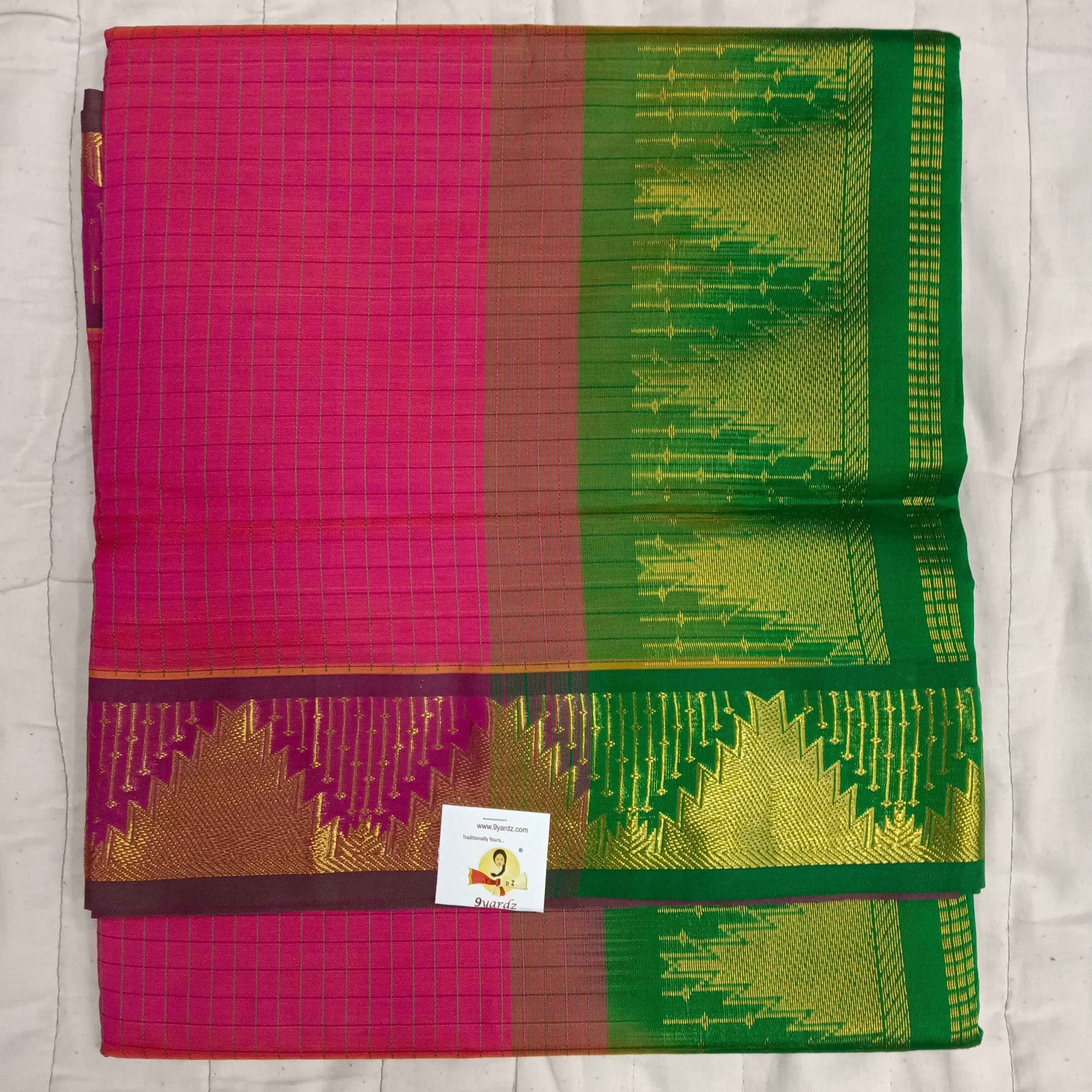 Semi silk Plain 6Yards