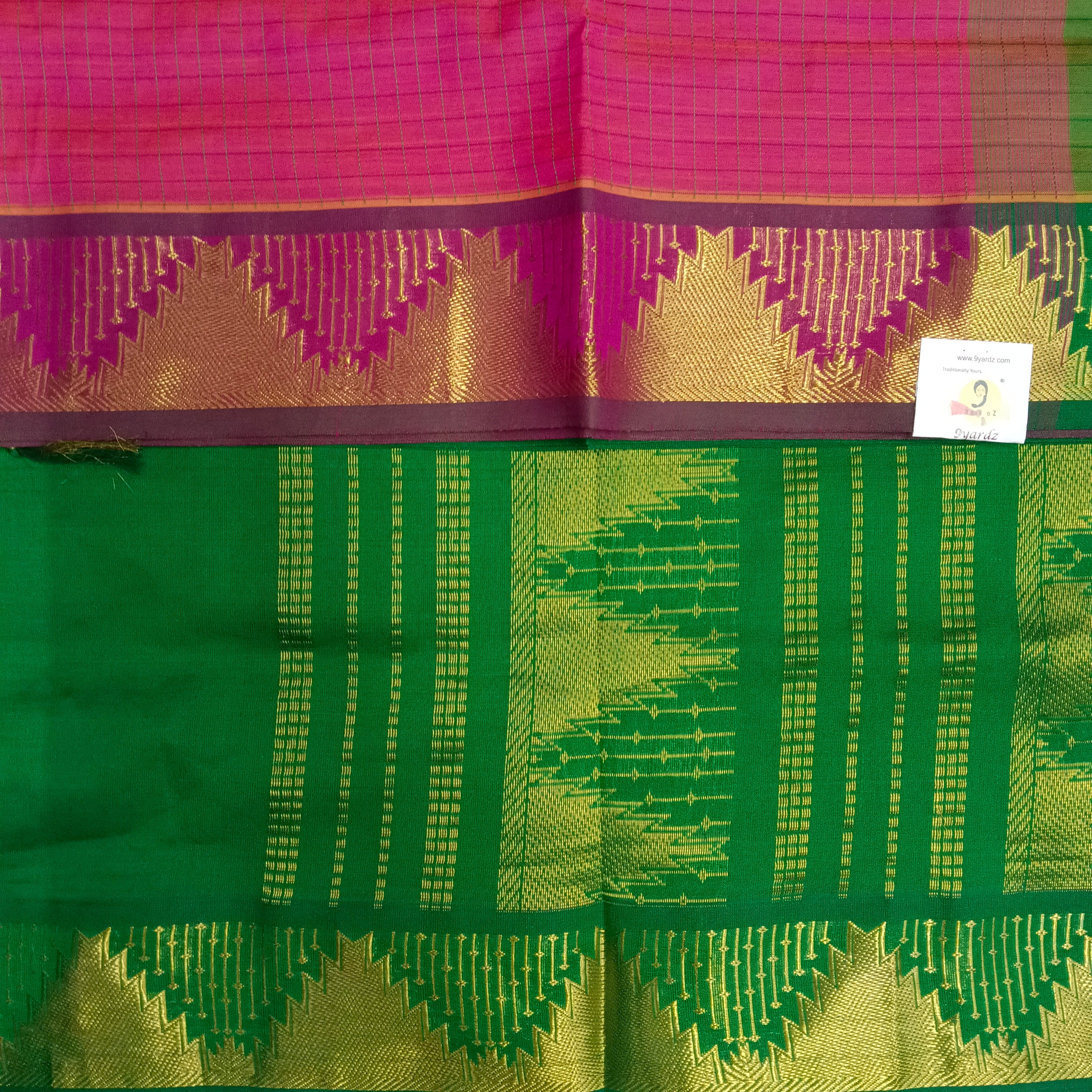 Semi silk Plain 6Yards
