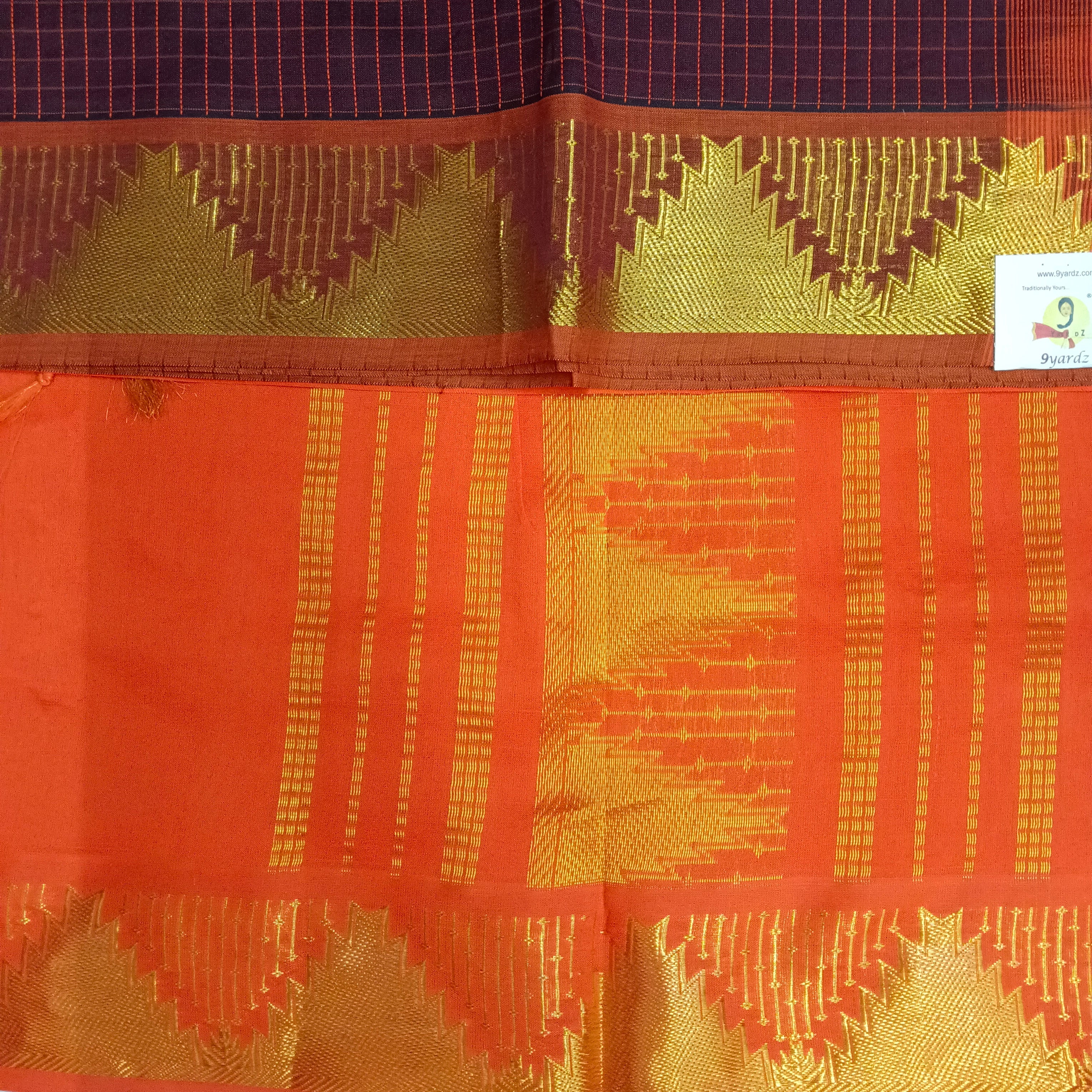 Semi silk Plain 6Yards