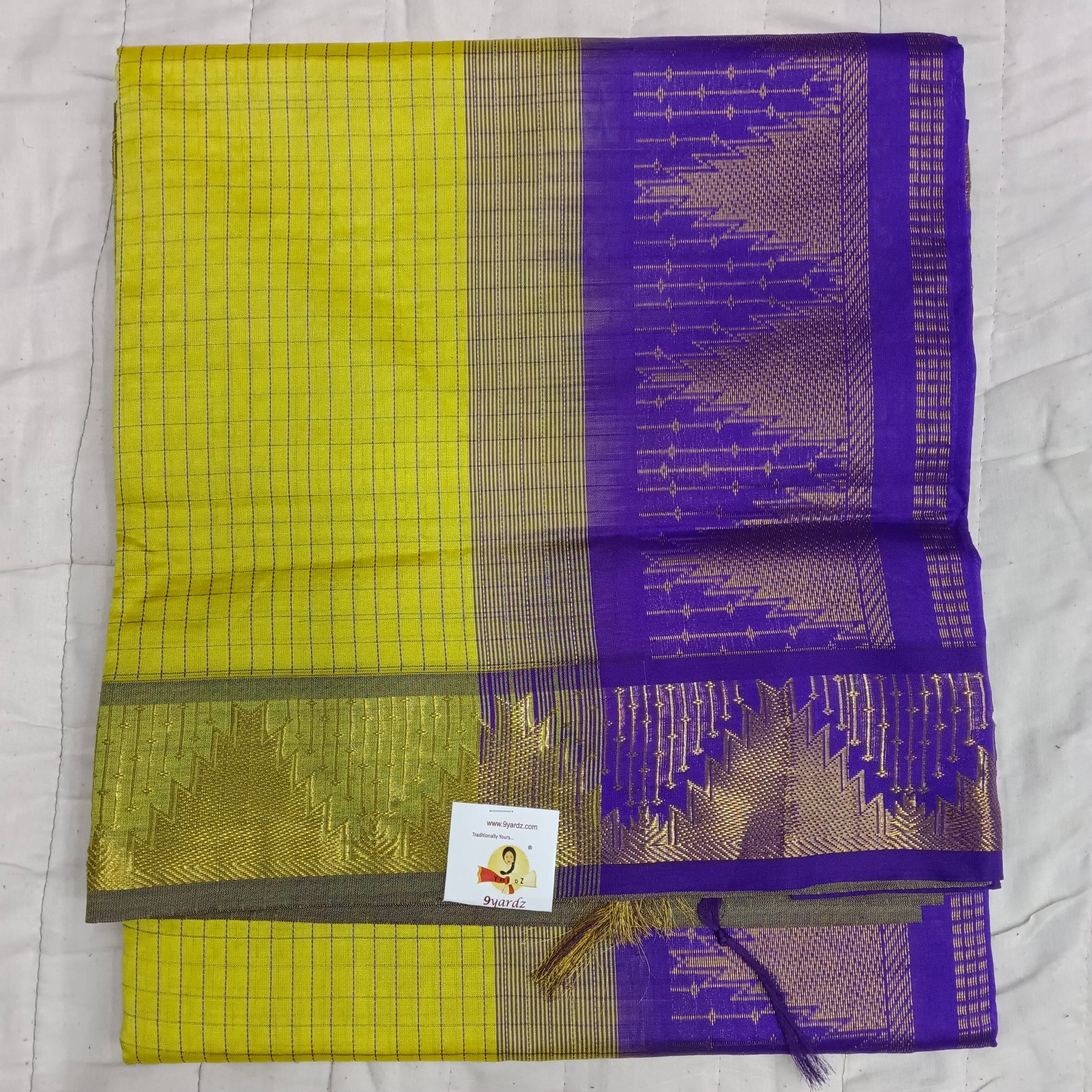 Semi silk Plain 6Yards