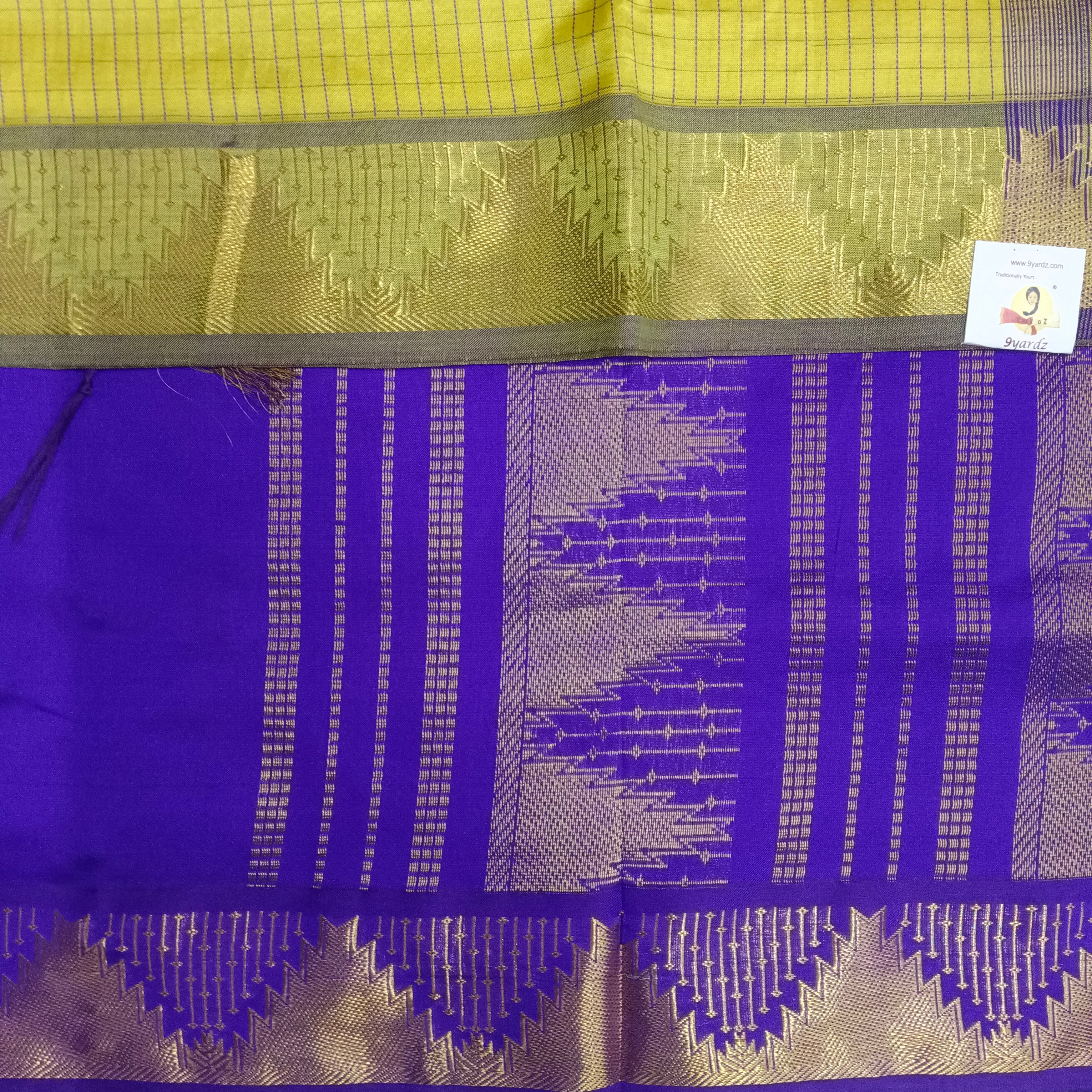 Semi silk Plain 6Yards