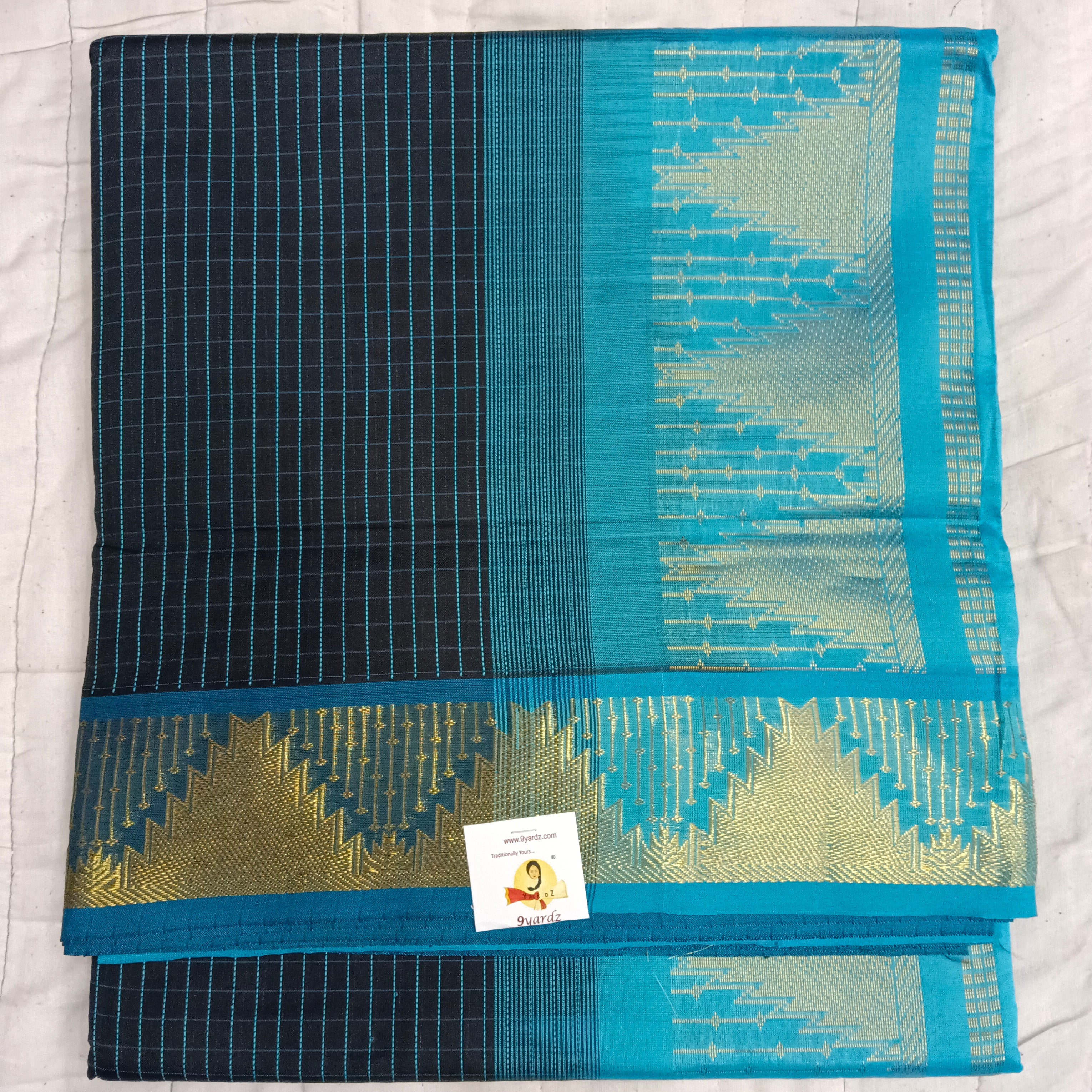 Semi silk Plain 6Yards