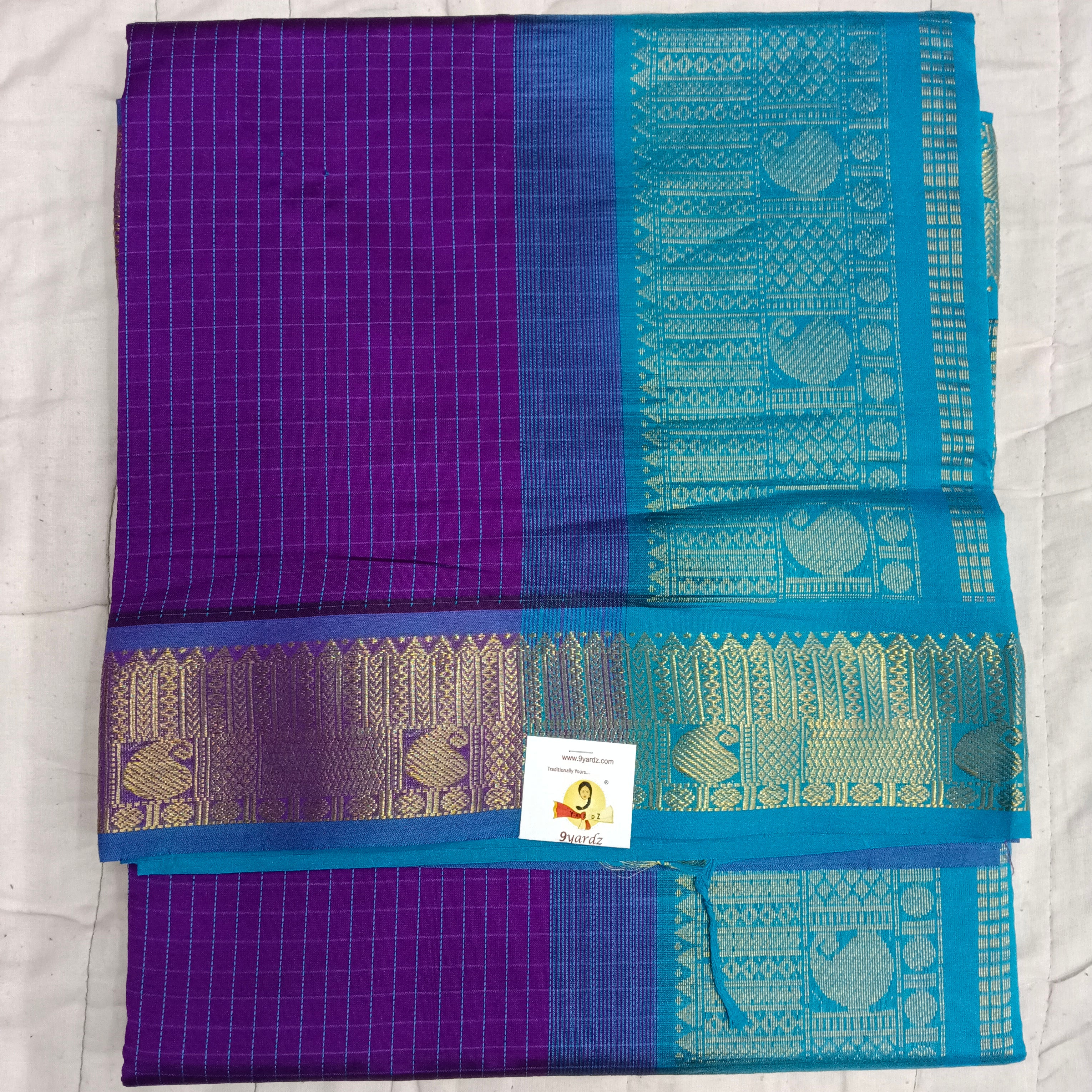 Semi silk Plain 6Yards