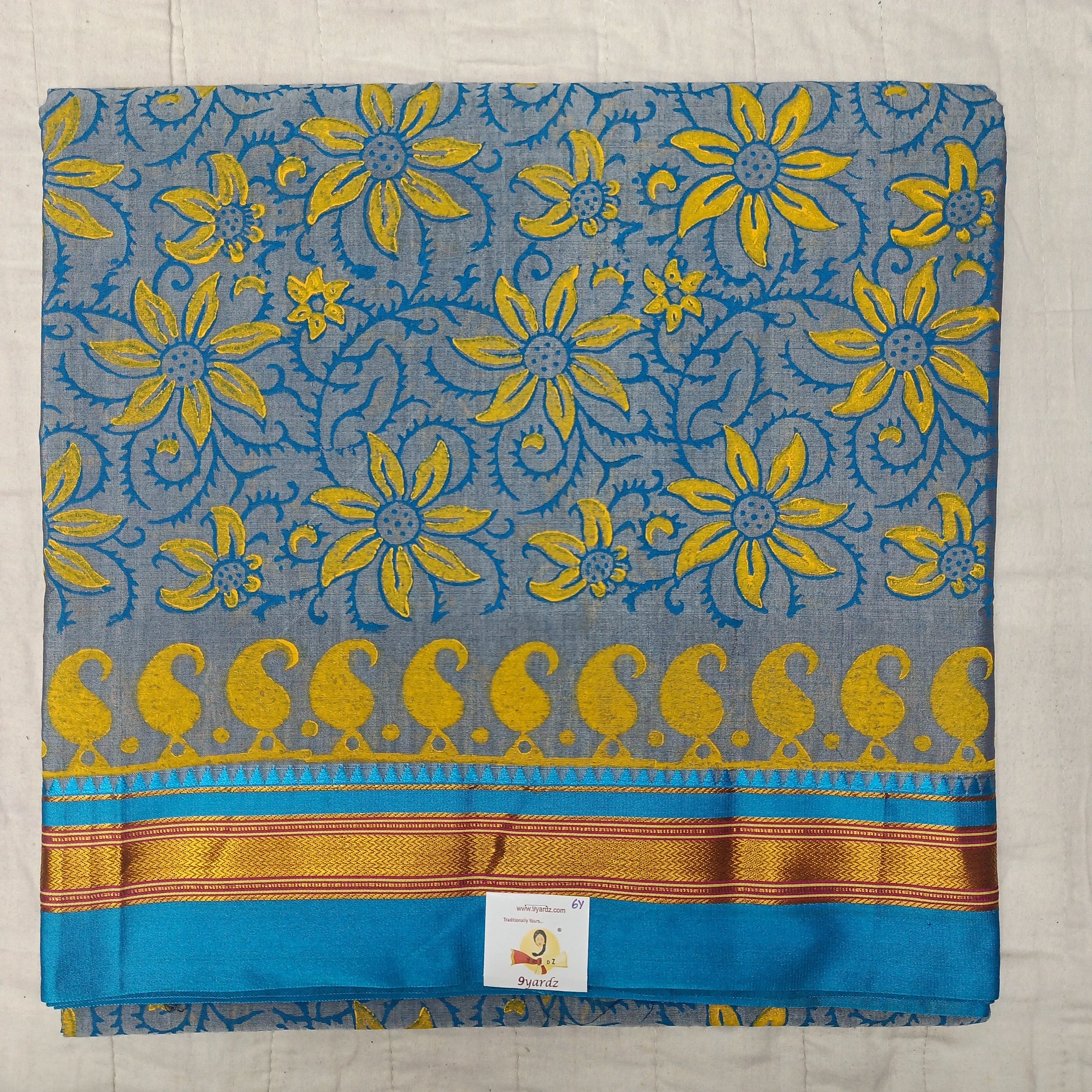 Ikkal Printed sarees 6yardz