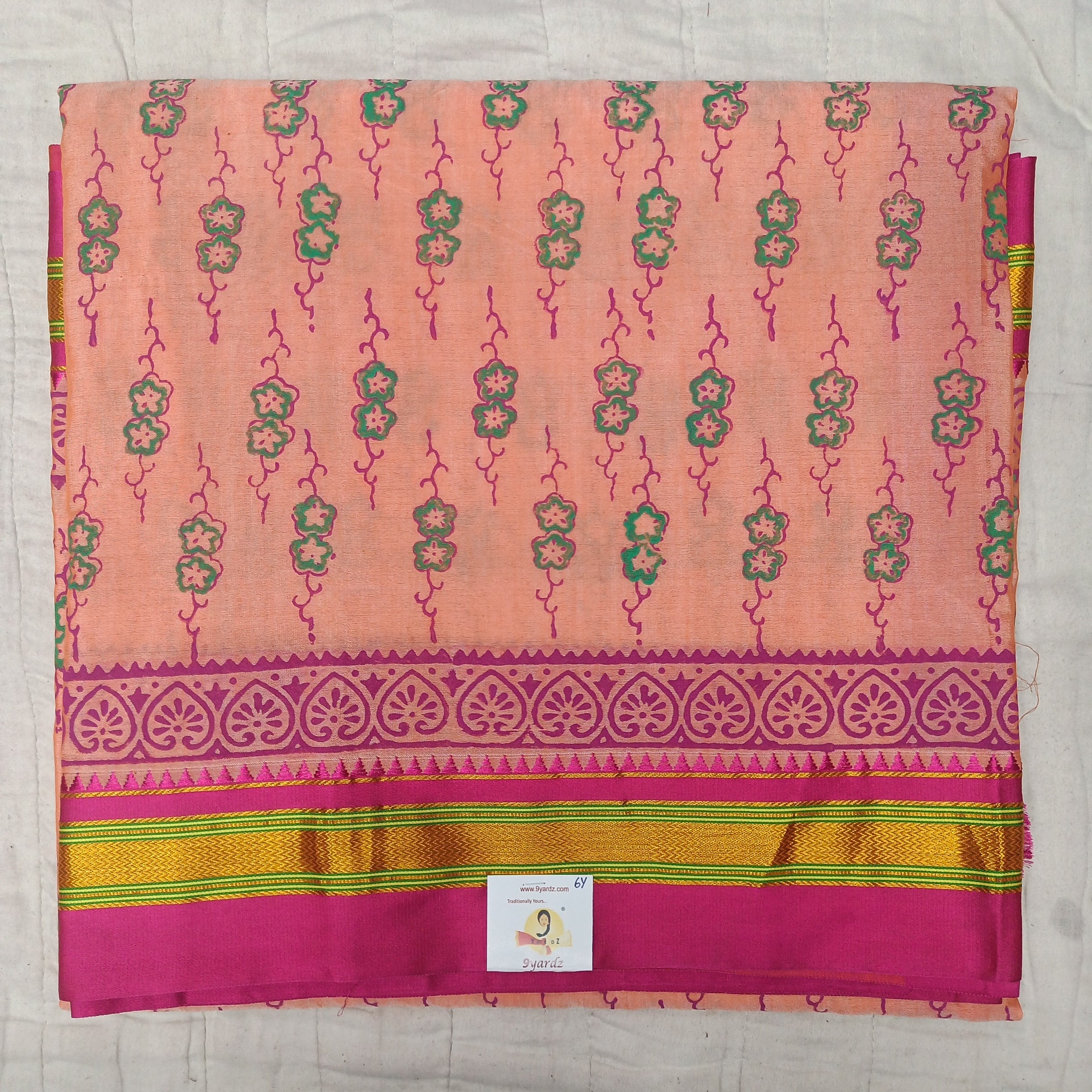 Ikkal Printed sarees 6yardz