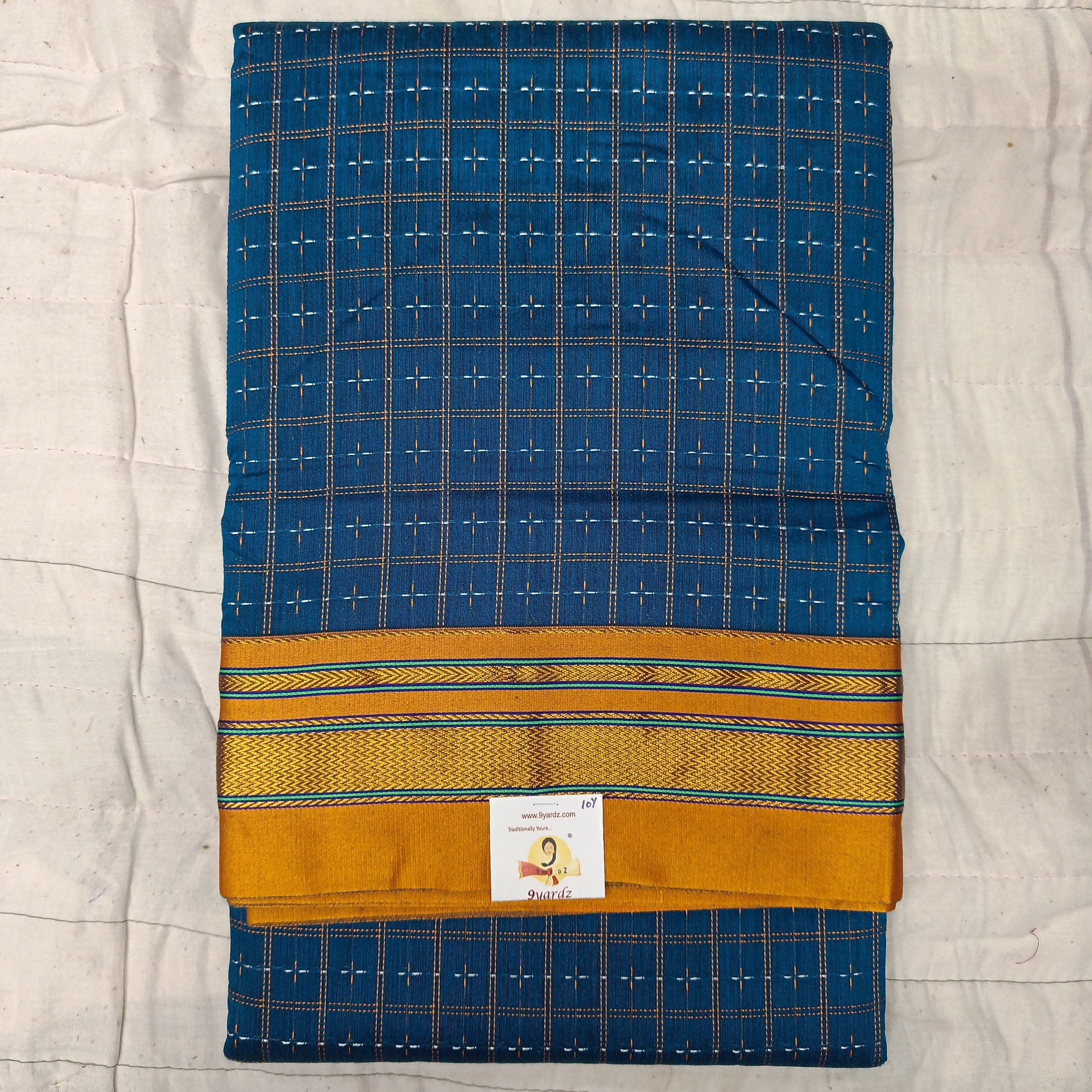 Ikkal embossed sarees madisar 10yardz