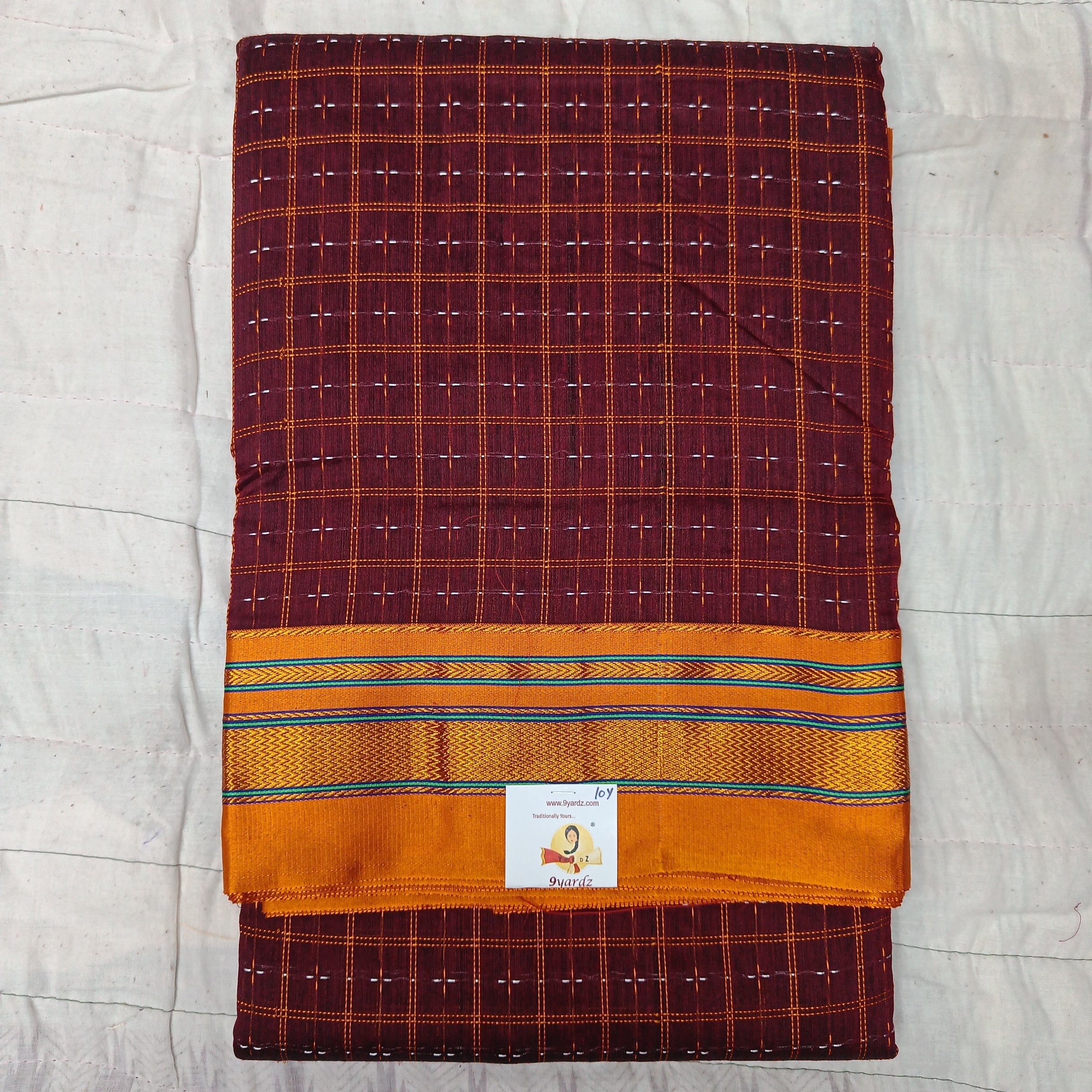 Ikkal embossed sarees madisar 10yardz