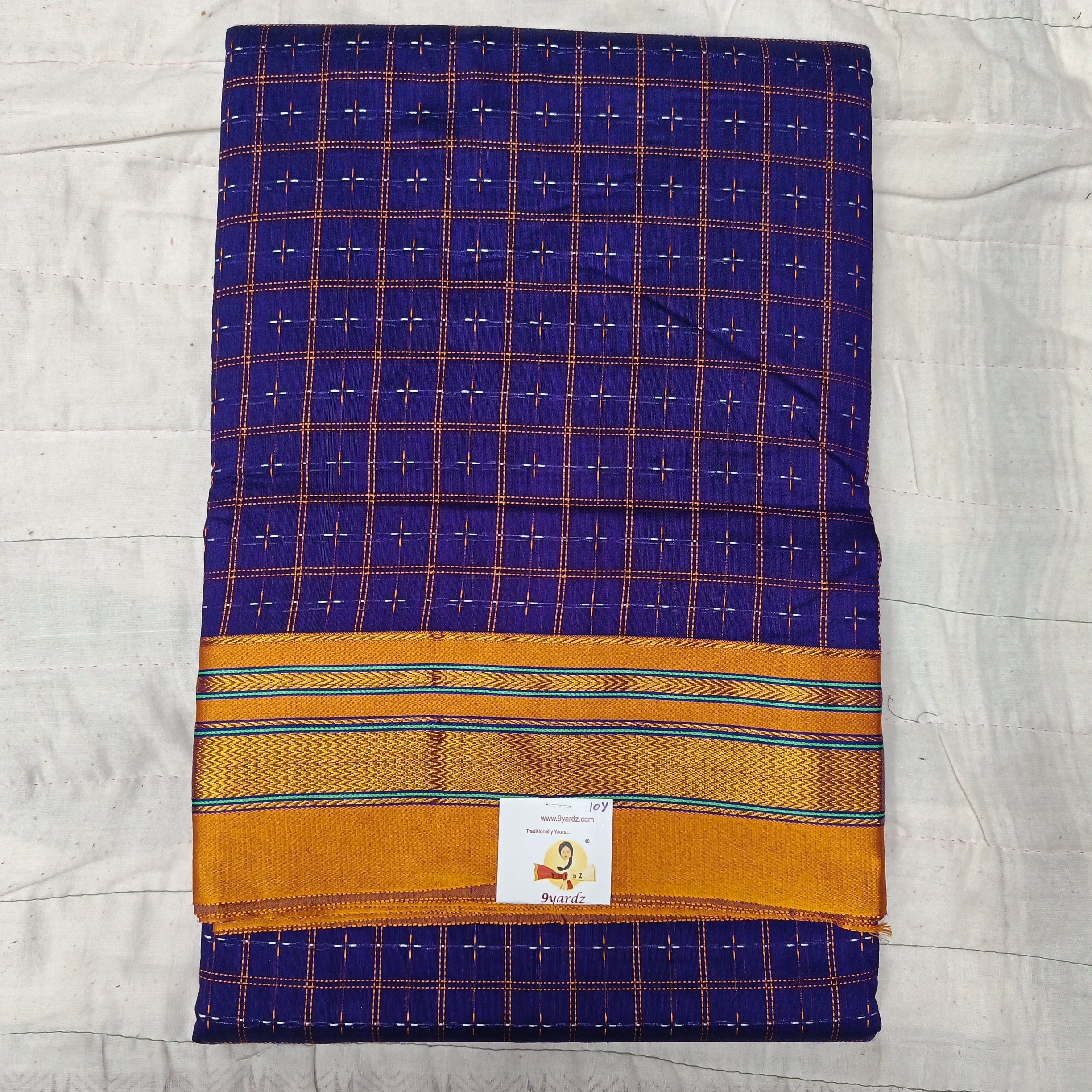 Ikkal embossed sarees madisar 10yardz