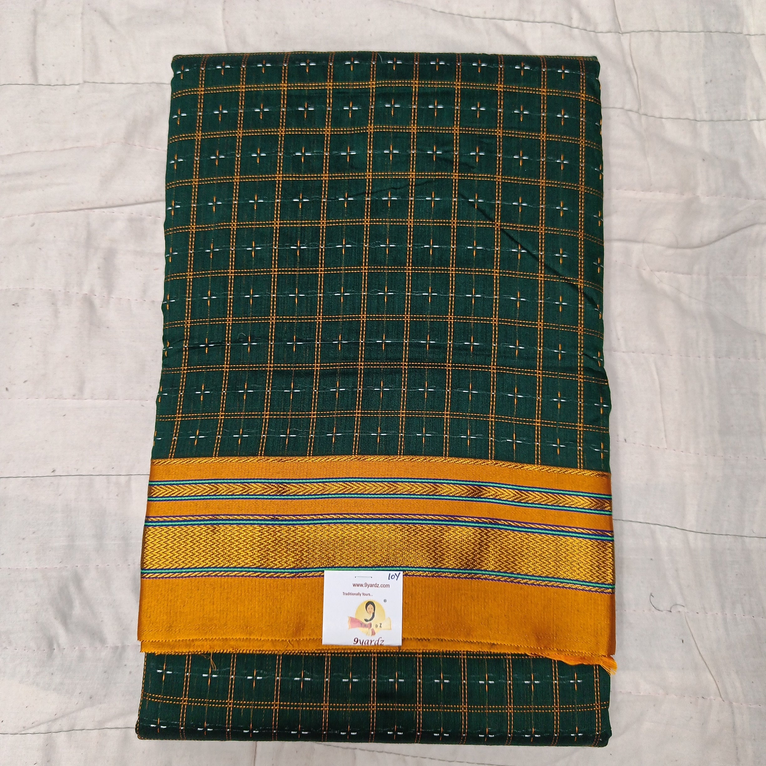 Ikkal embossed sarees madisar 10yardz