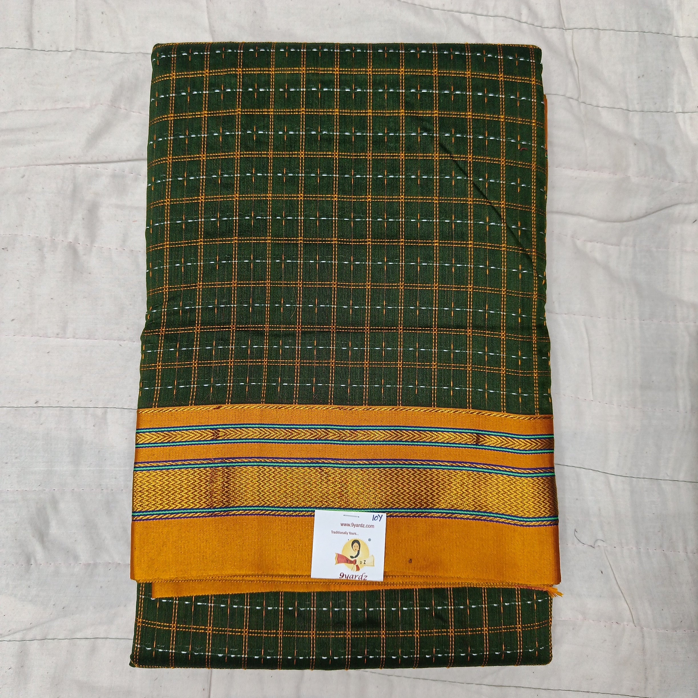 Ikkal embossed sarees madisar 10yardz