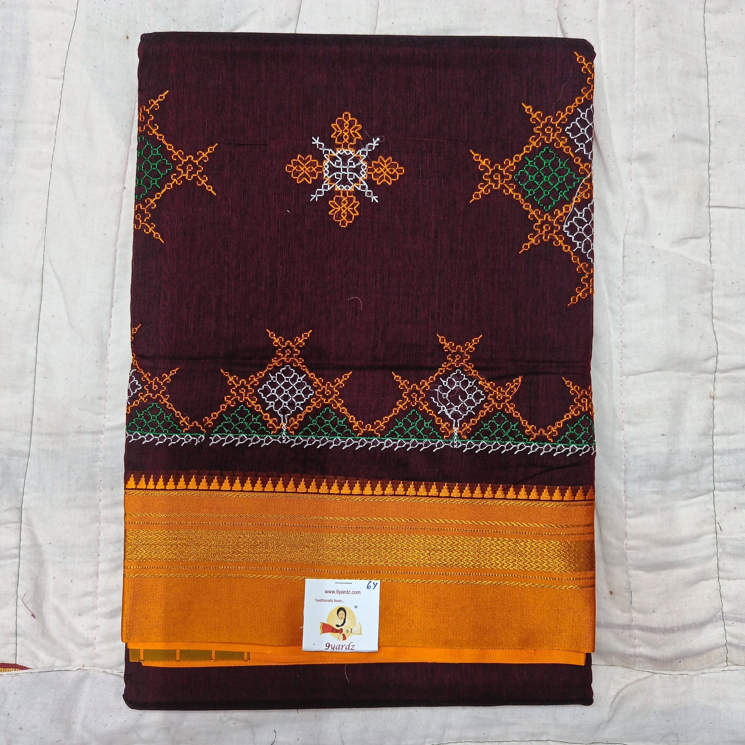 Ikkal kasuthi work sarees 6yardz