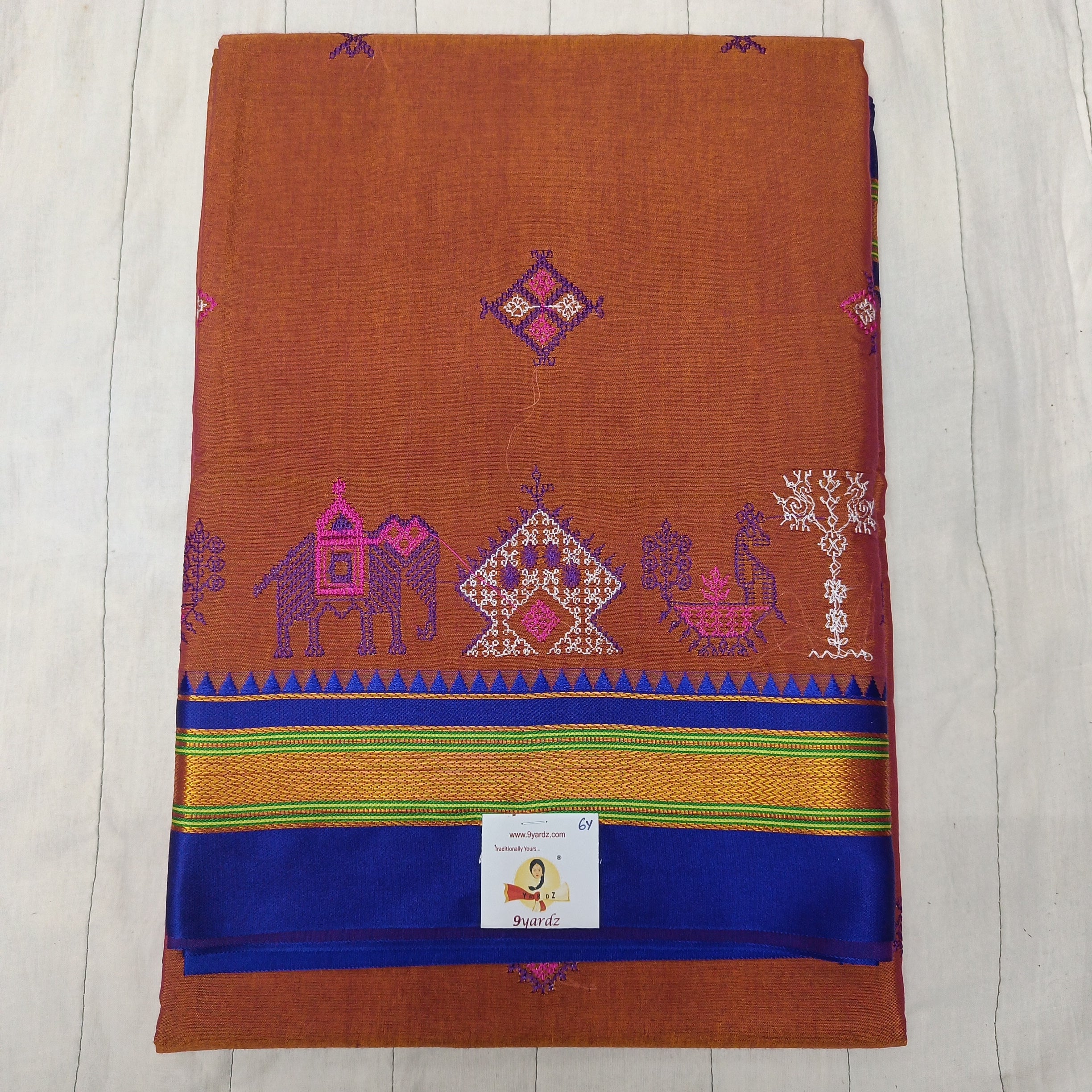 Ikkal kasuthi work sarees 6yardz