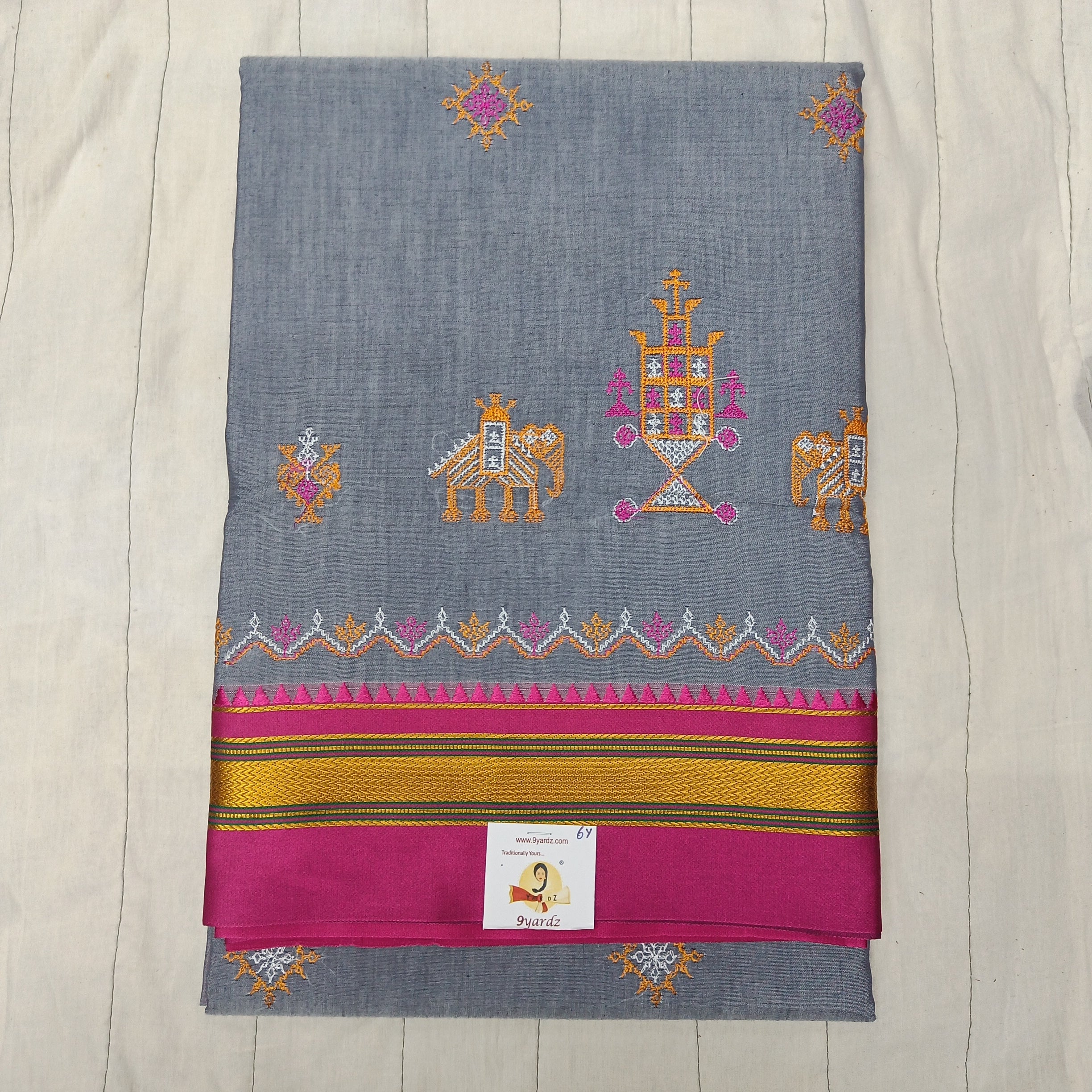 Ikkal kasuthi work sarees 6yardz