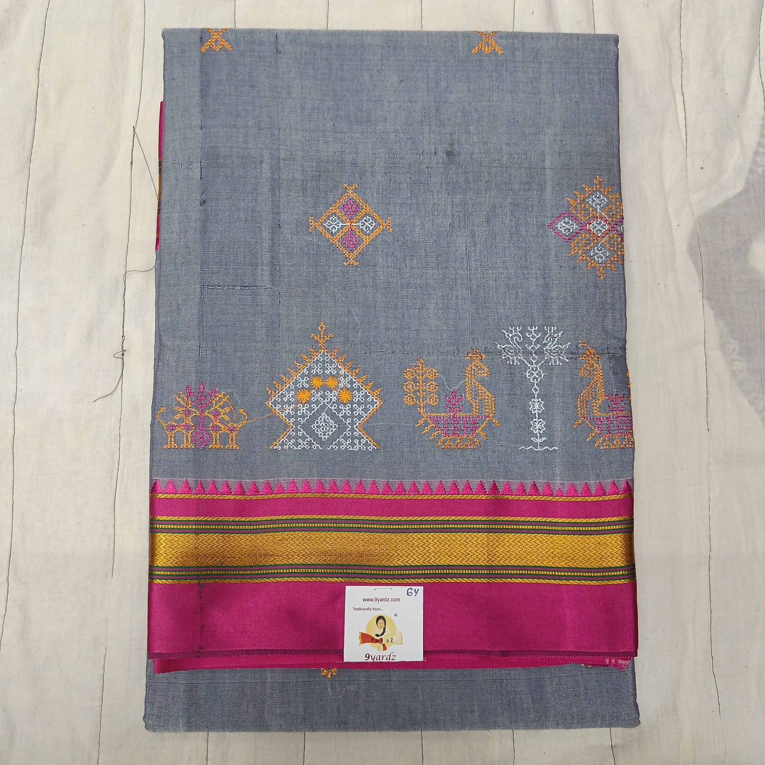 Ikkal kasuthi work sarees 6yardz