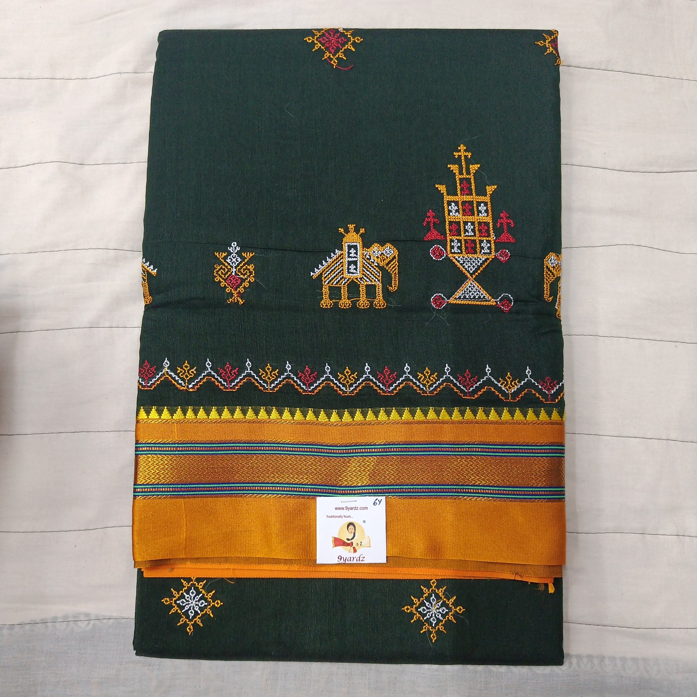 Ikkal kasuthi work sarees 6yardz
