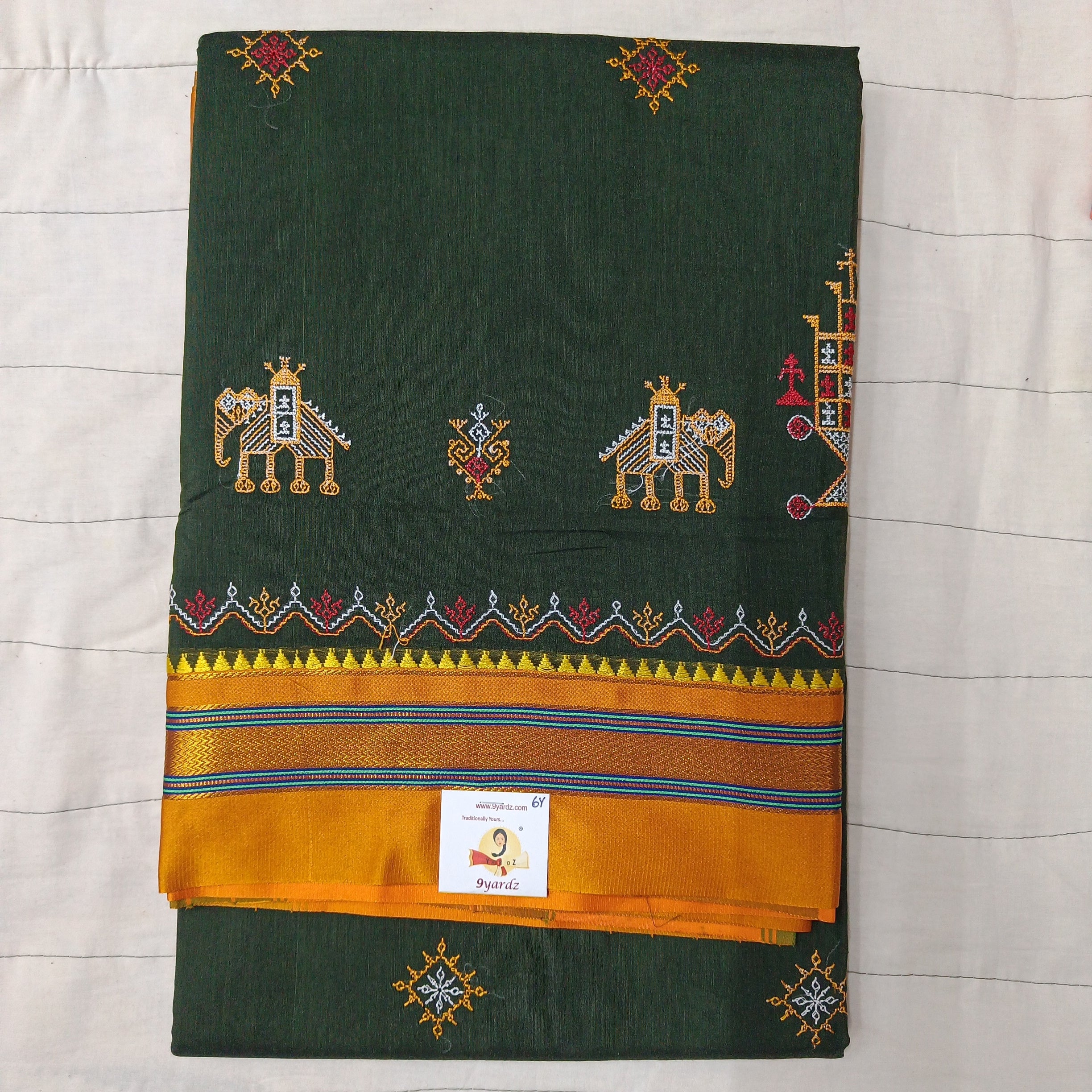 Ikkal kasuthi work sarees 6yardz