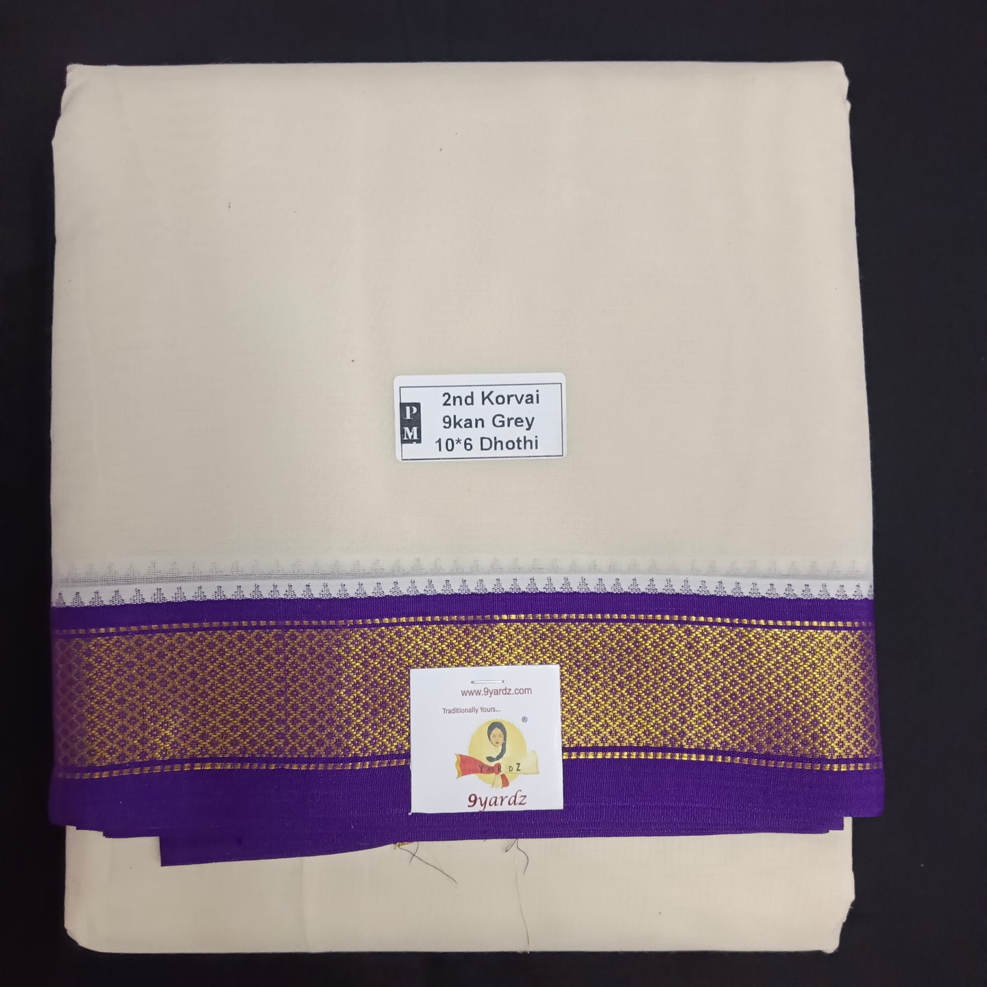 Pure cotton Muhurtham dhoti 10*6