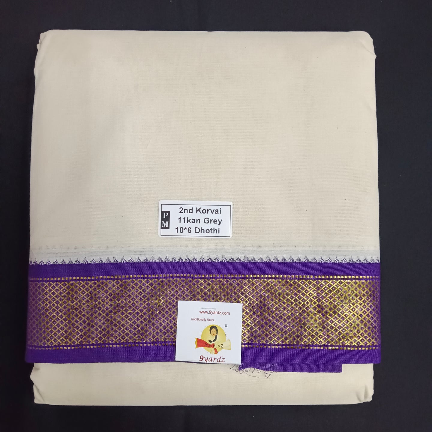 Pure cotton Muhurtham dhoti 10*6